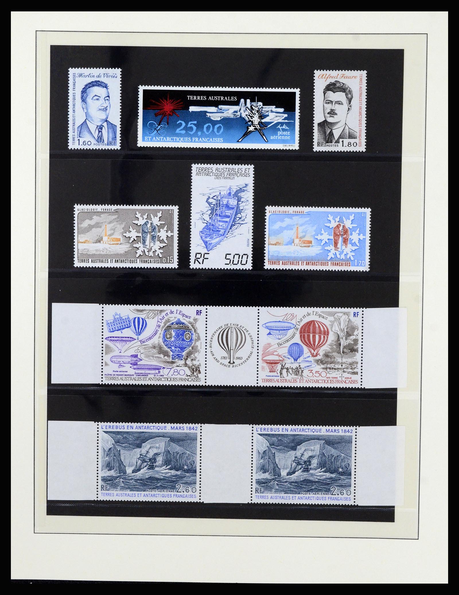 36925 020 - Postzegelverzameling 36925 Frans Antarctica 1955-2002.
