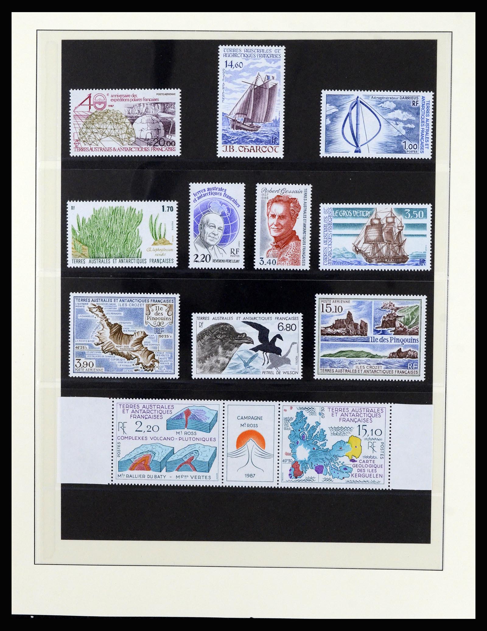 36925 029 - Stamp collection 36925 French Antarctics 1955-2002.