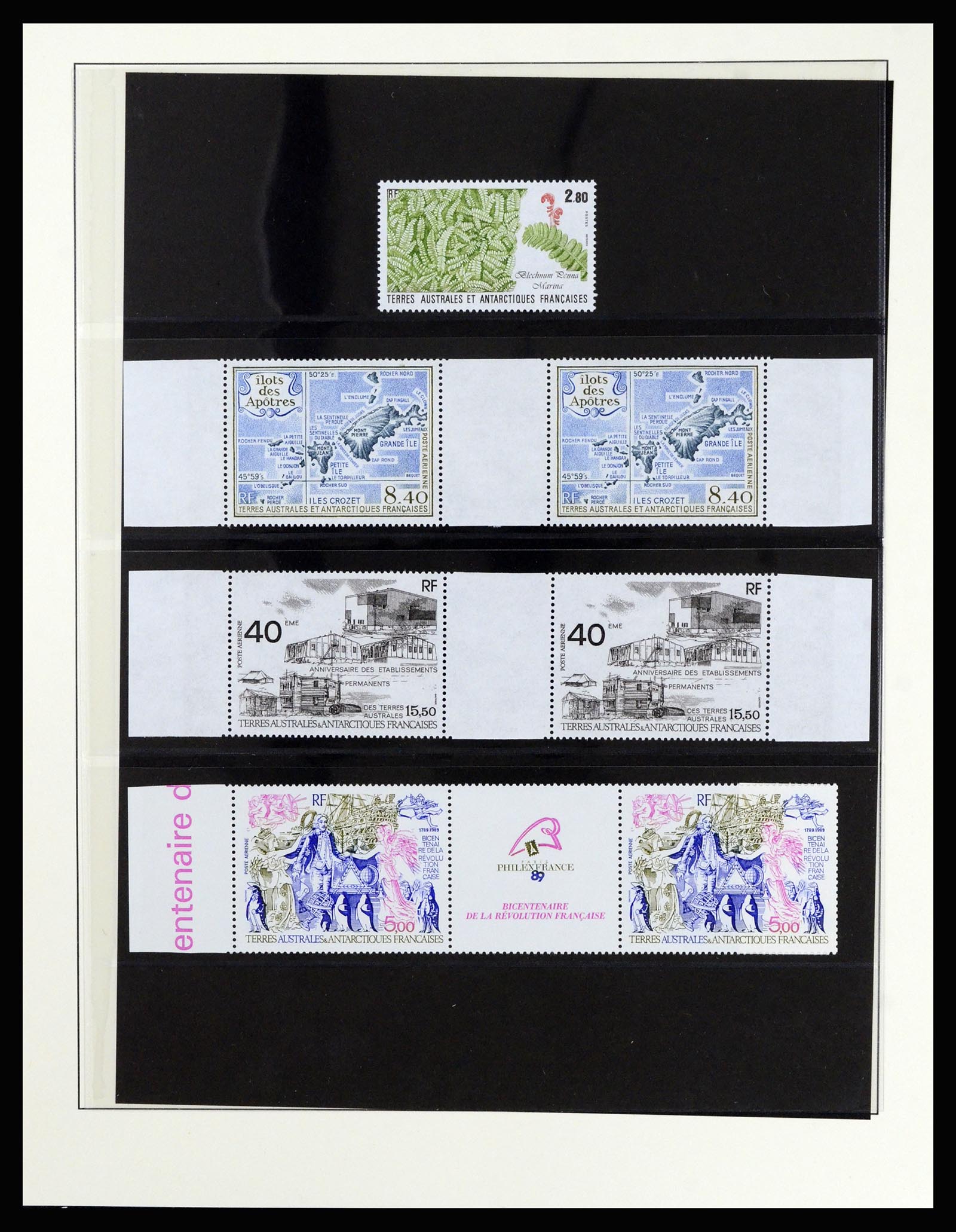 36925 032 - Stamp collection 36925 French Antarctics 1955-2002.