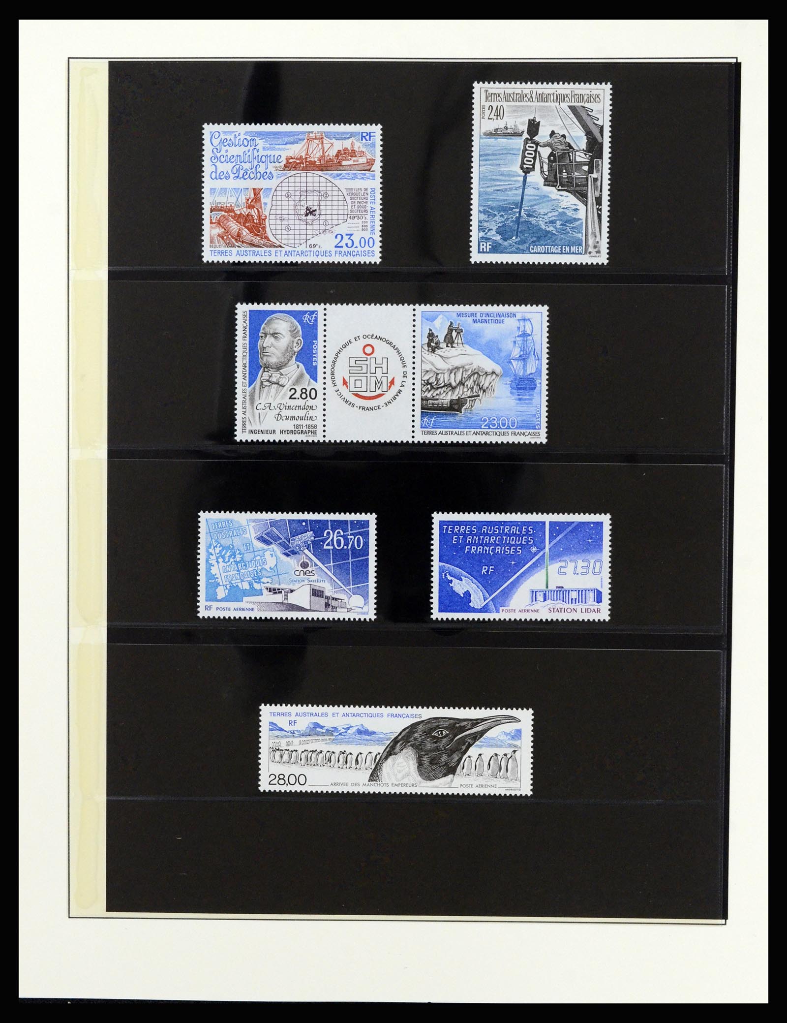 36925 041 - Postzegelverzameling 36925 Frans Antarctica 1955-2002.