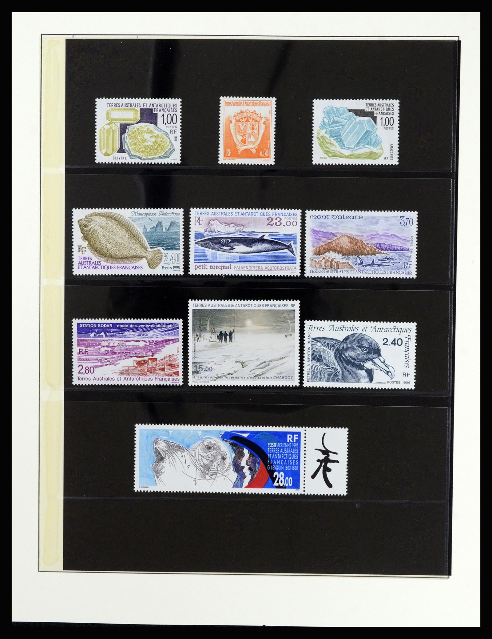 36925 042 - Postzegelverzameling 36925 Frans Antarctica 1955-2002.