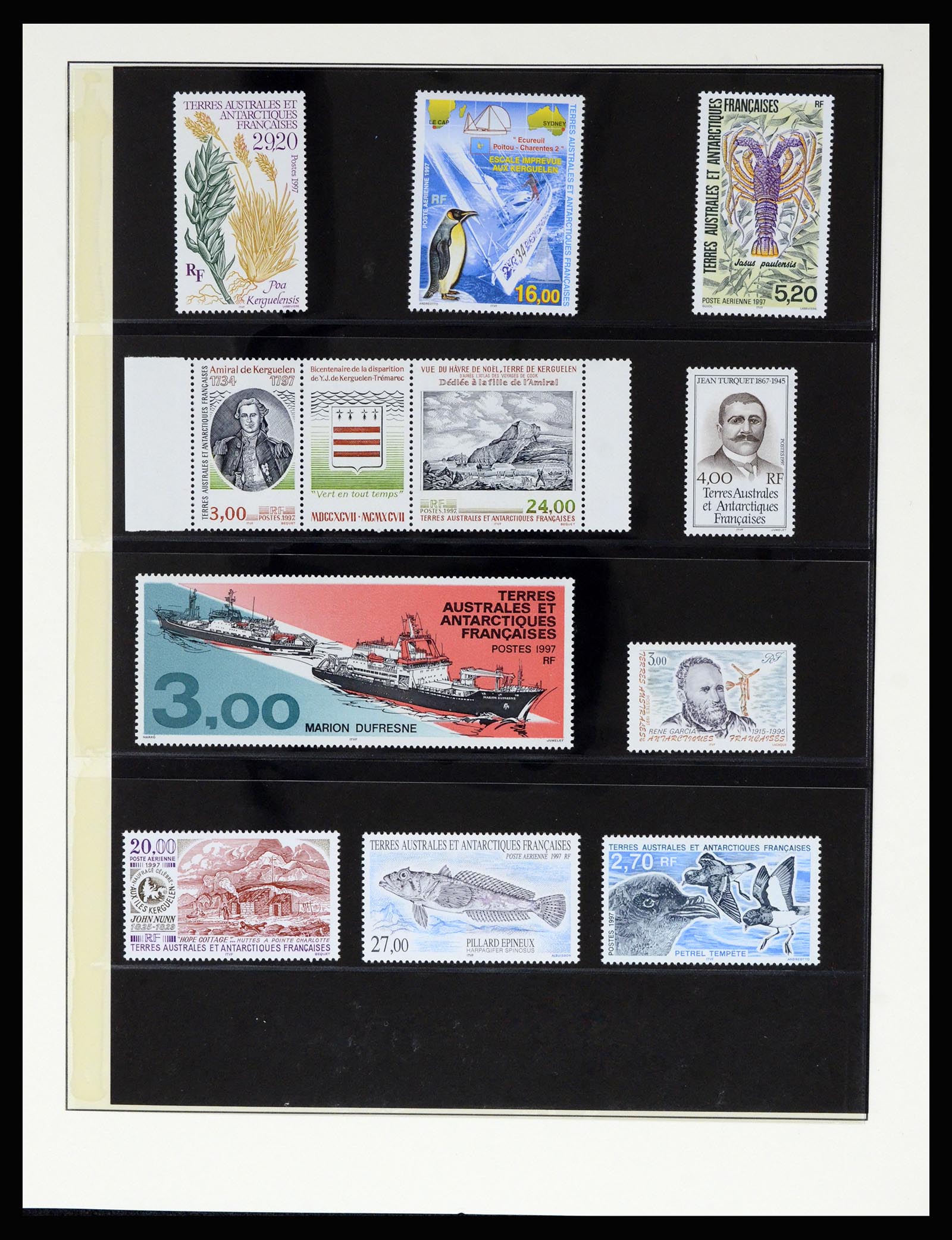 36925 046 - Postzegelverzameling 36925 Frans Antarctica 1955-2002.