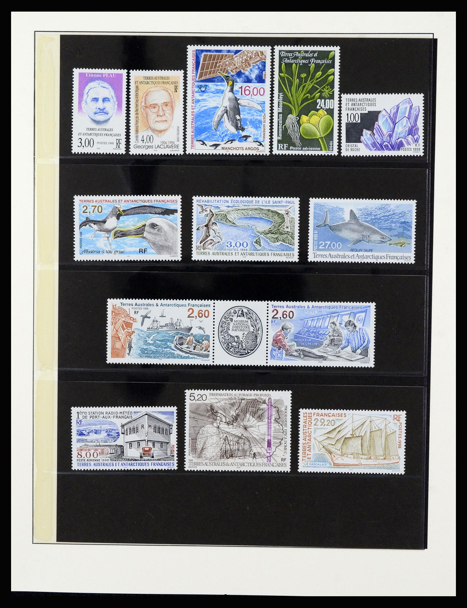 36925 047 - Postzegelverzameling 36925 Frans Antarctica 1955-2002.