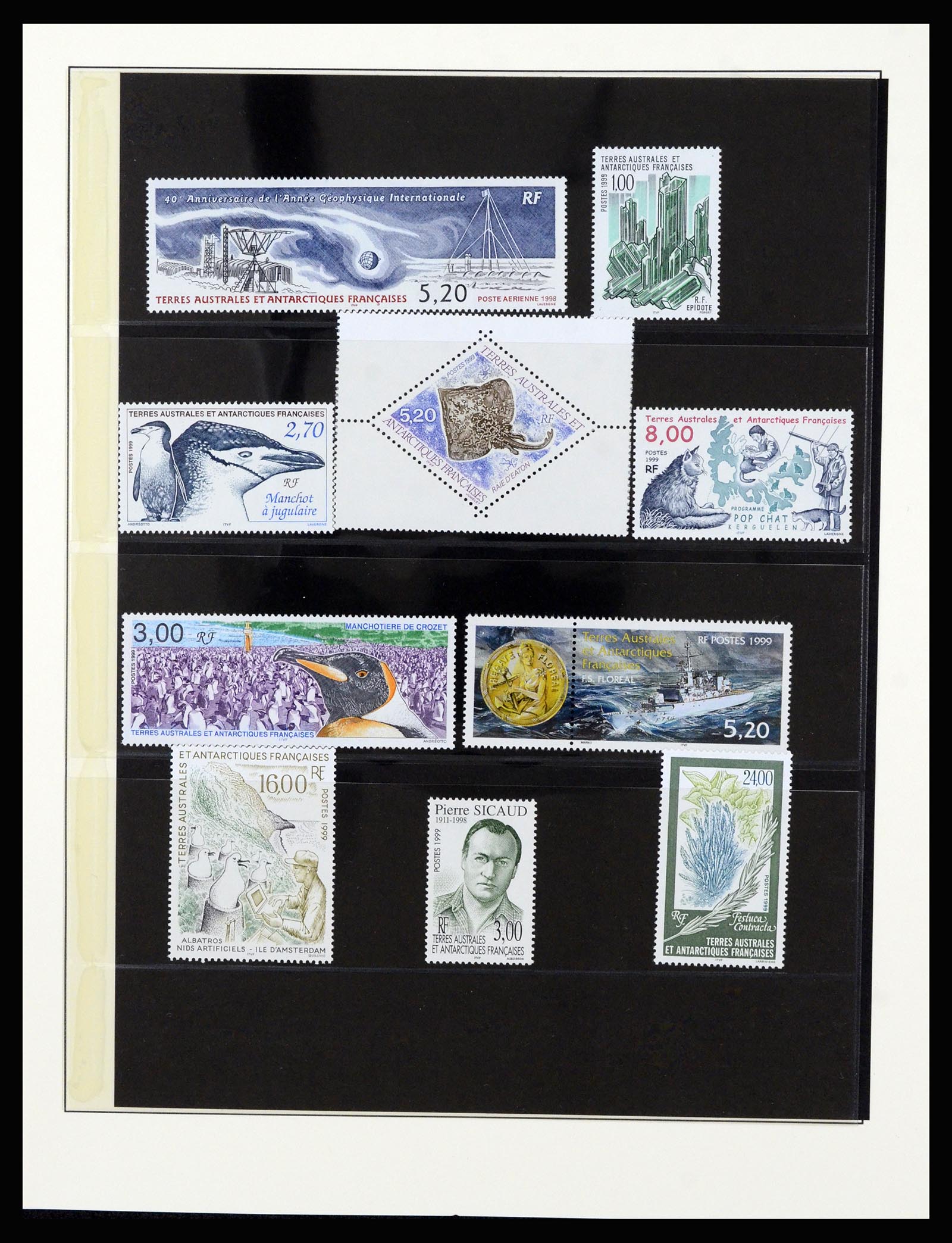 36925 048 - Postzegelverzameling 36925 Frans Antarctica 1955-2002.