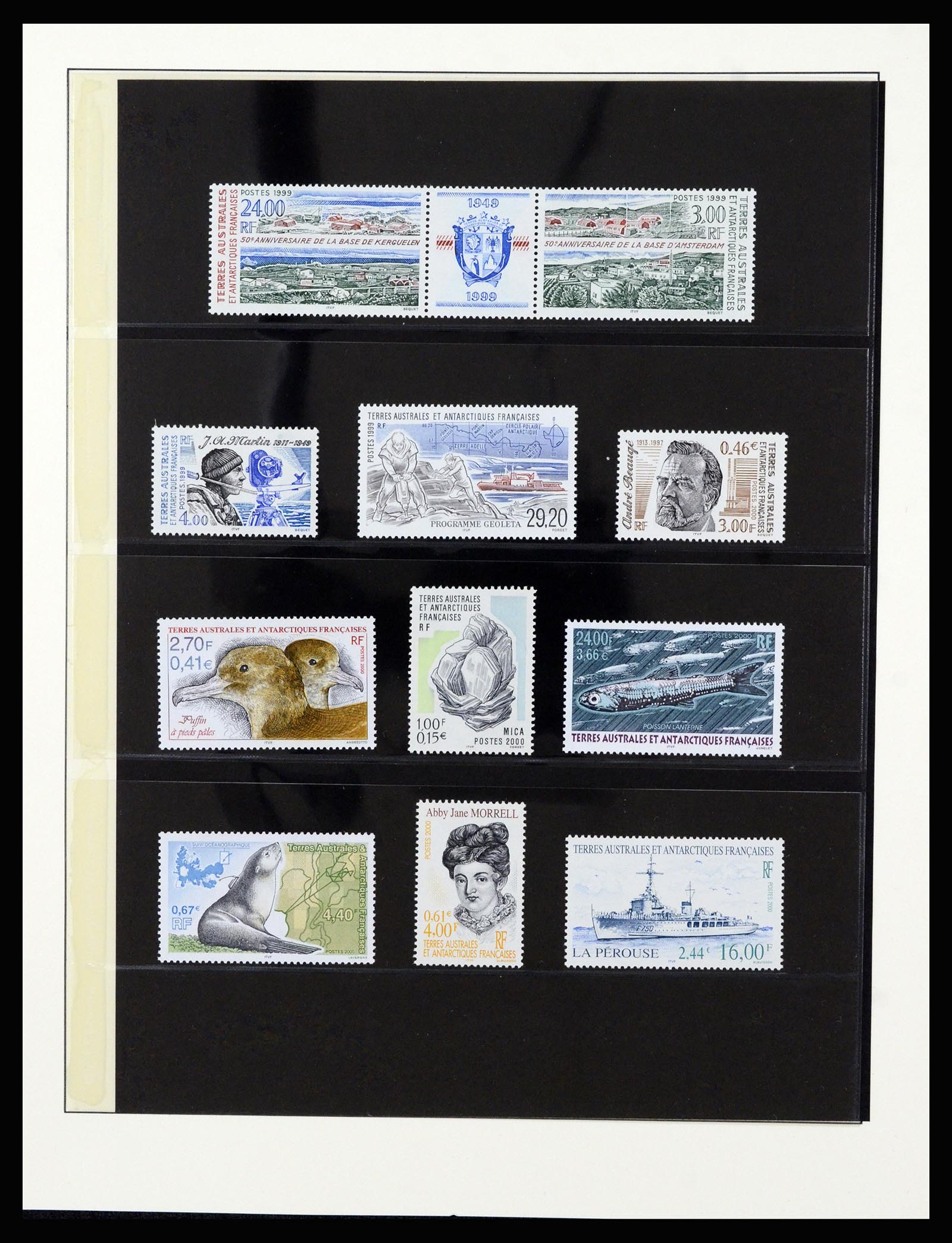 36925 049 - Postzegelverzameling 36925 Frans Antarctica 1955-2002.
