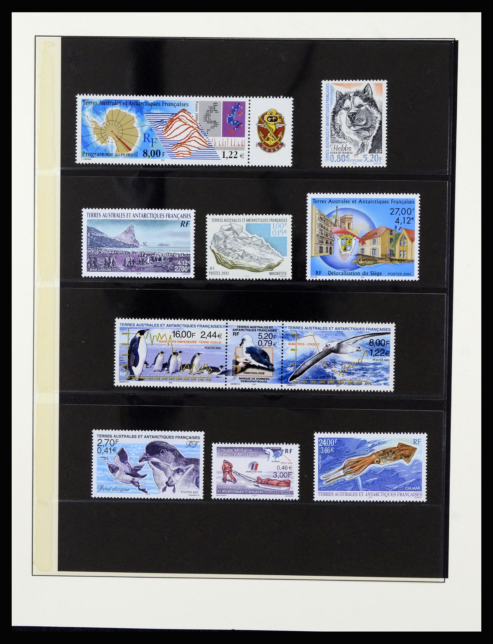 36925 050 - Stamp collection 36925 French Antarctics 1955-2002.