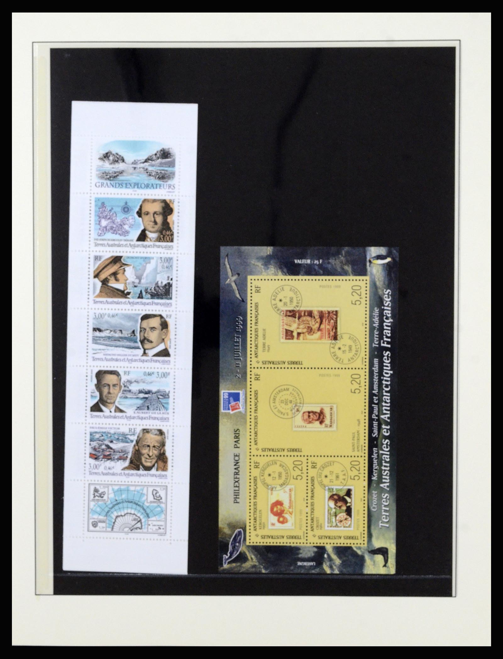 36925 053 - Postzegelverzameling 36925 Frans Antarctica 1955-2002.