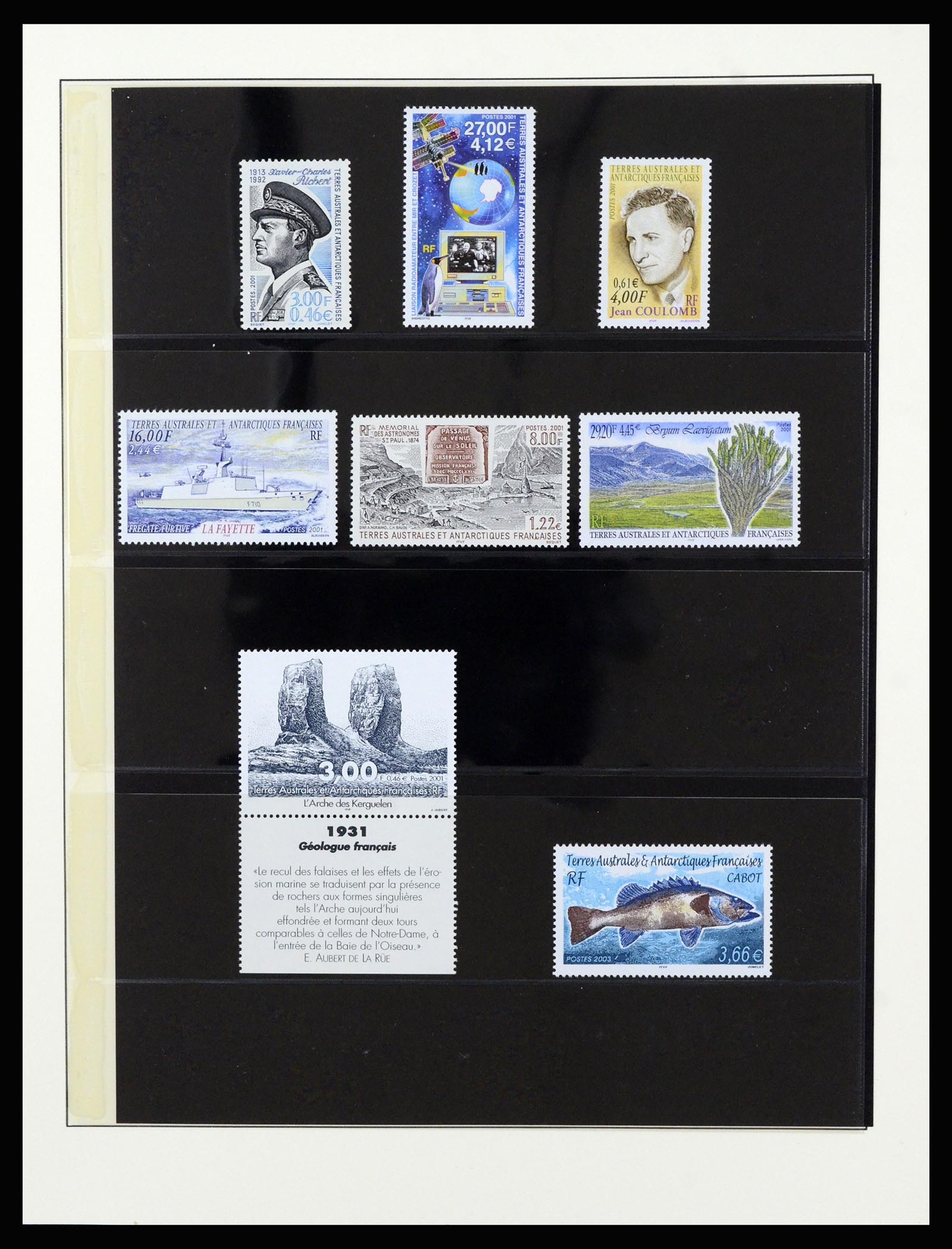 36925 054 - Postzegelverzameling 36925 Frans Antarctica 1955-2002.