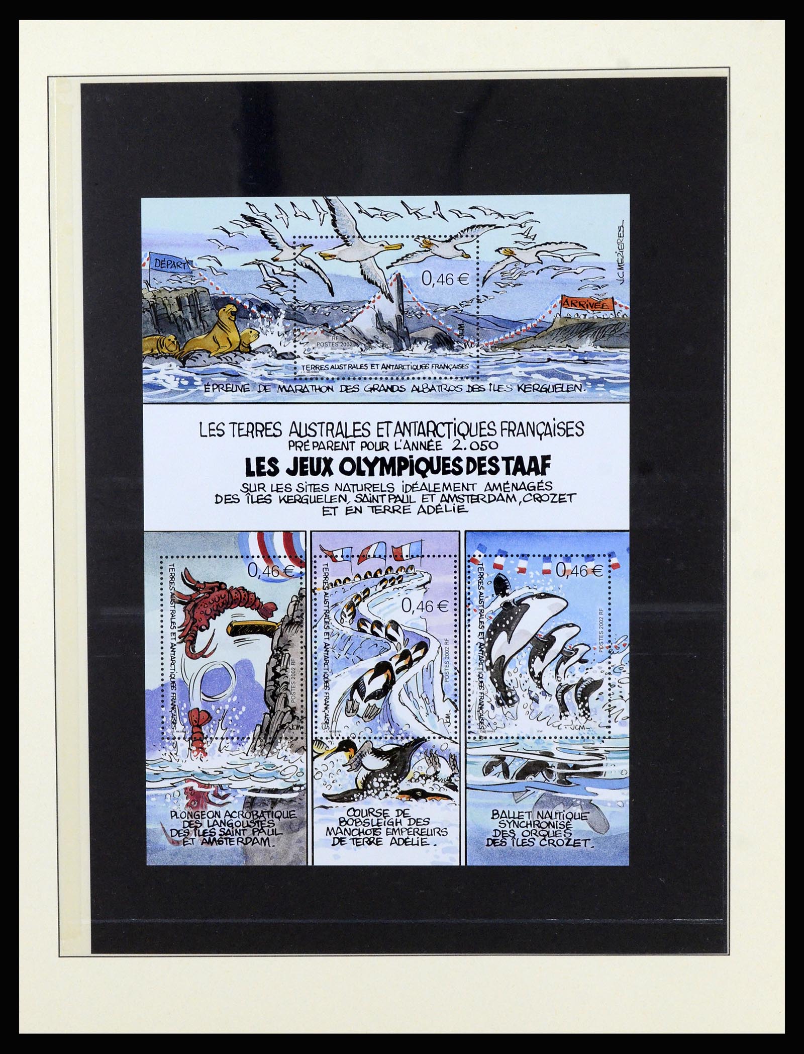 36925 057 - Postzegelverzameling 36925 Frans Antarctica 1955-2002.