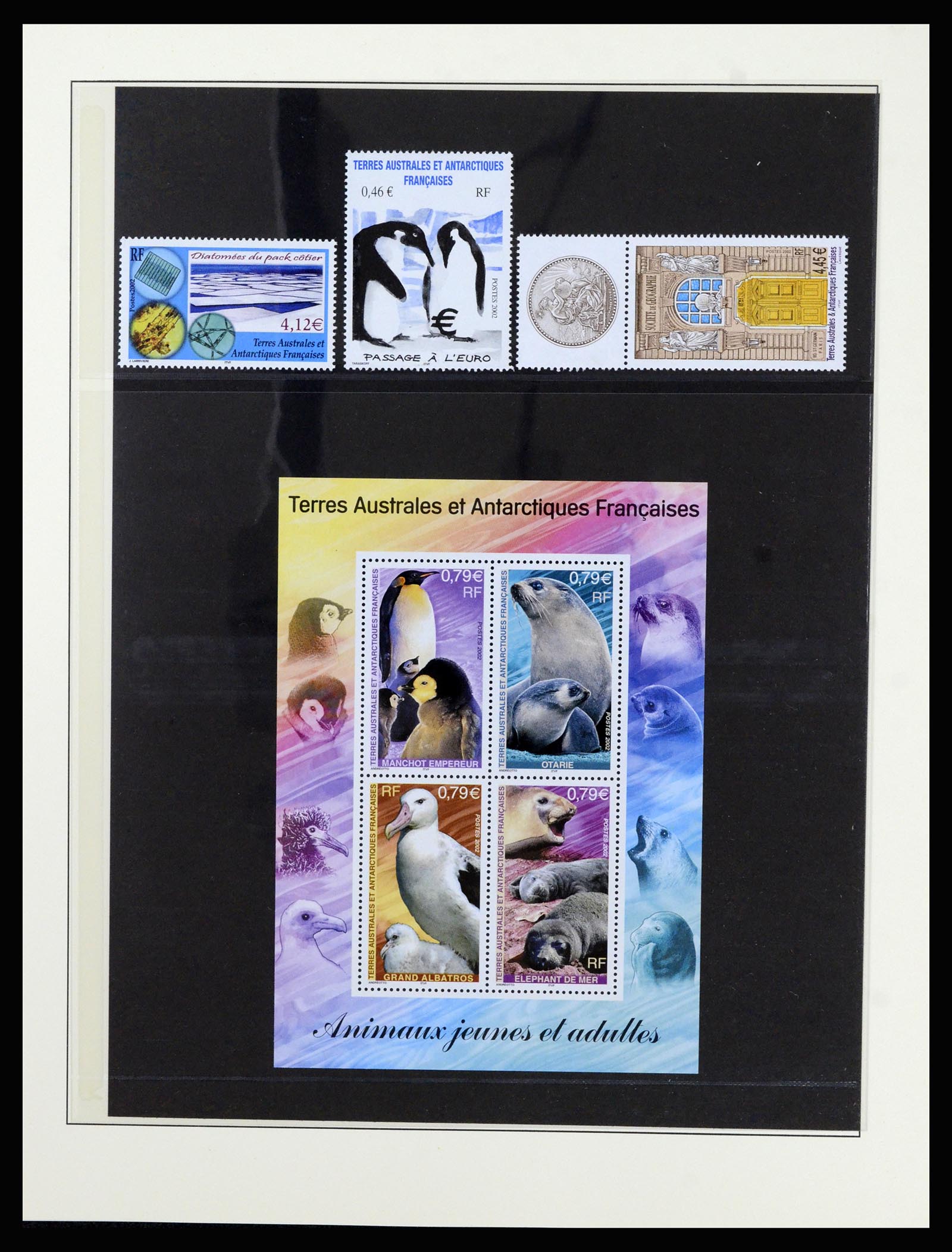 36925 058 - Postzegelverzameling 36925 Frans Antarctica 1955-2002.