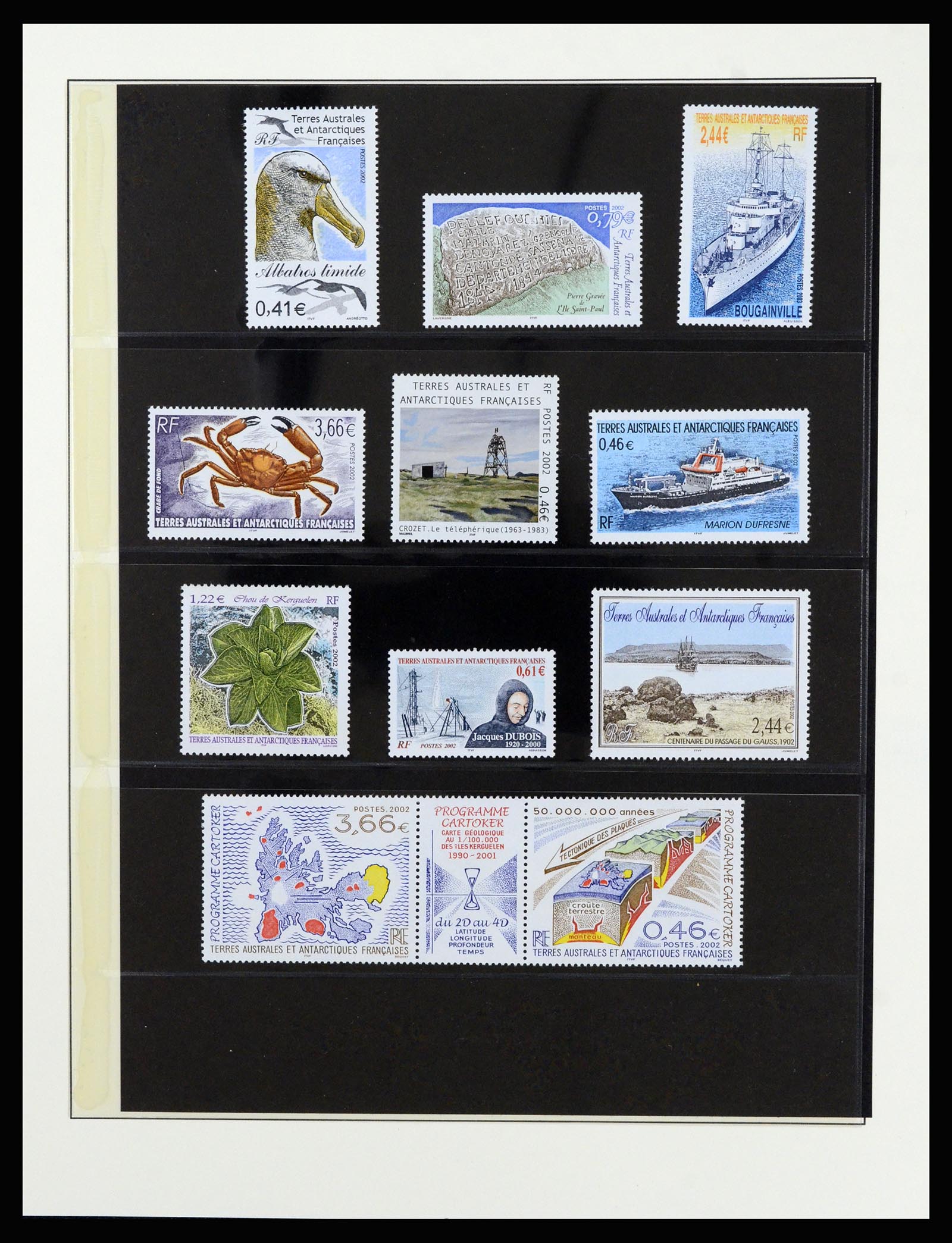 36925 059 - Postzegelverzameling 36925 Frans Antarctica 1955-2002.