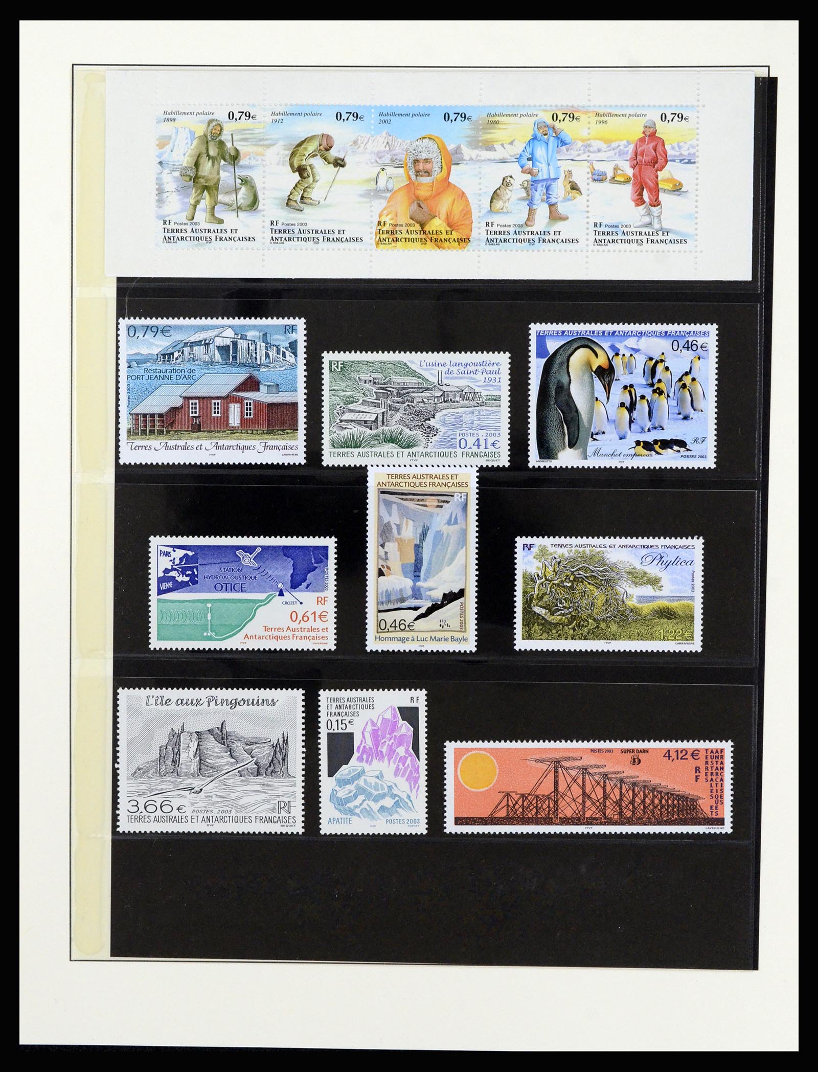 36925 061 - Stamp collection 36925 French Antarctics 1955-2002.