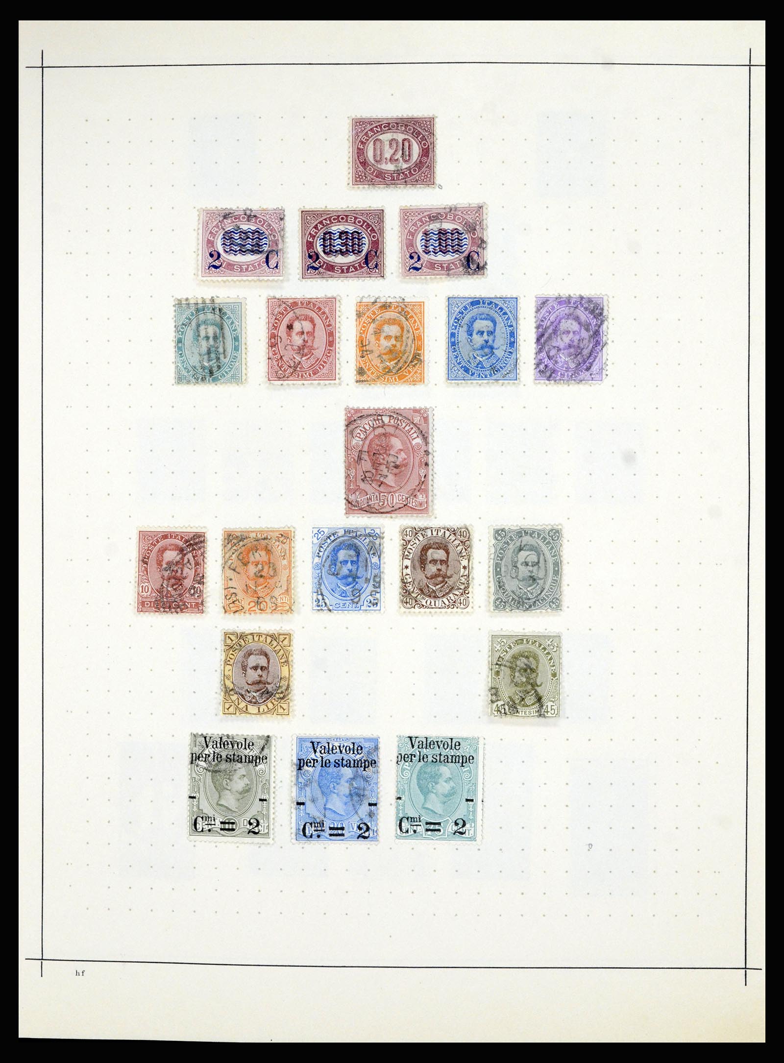 36927 002 - Postzegelverzameling 36927 Italië en gebieden 1861-1980.