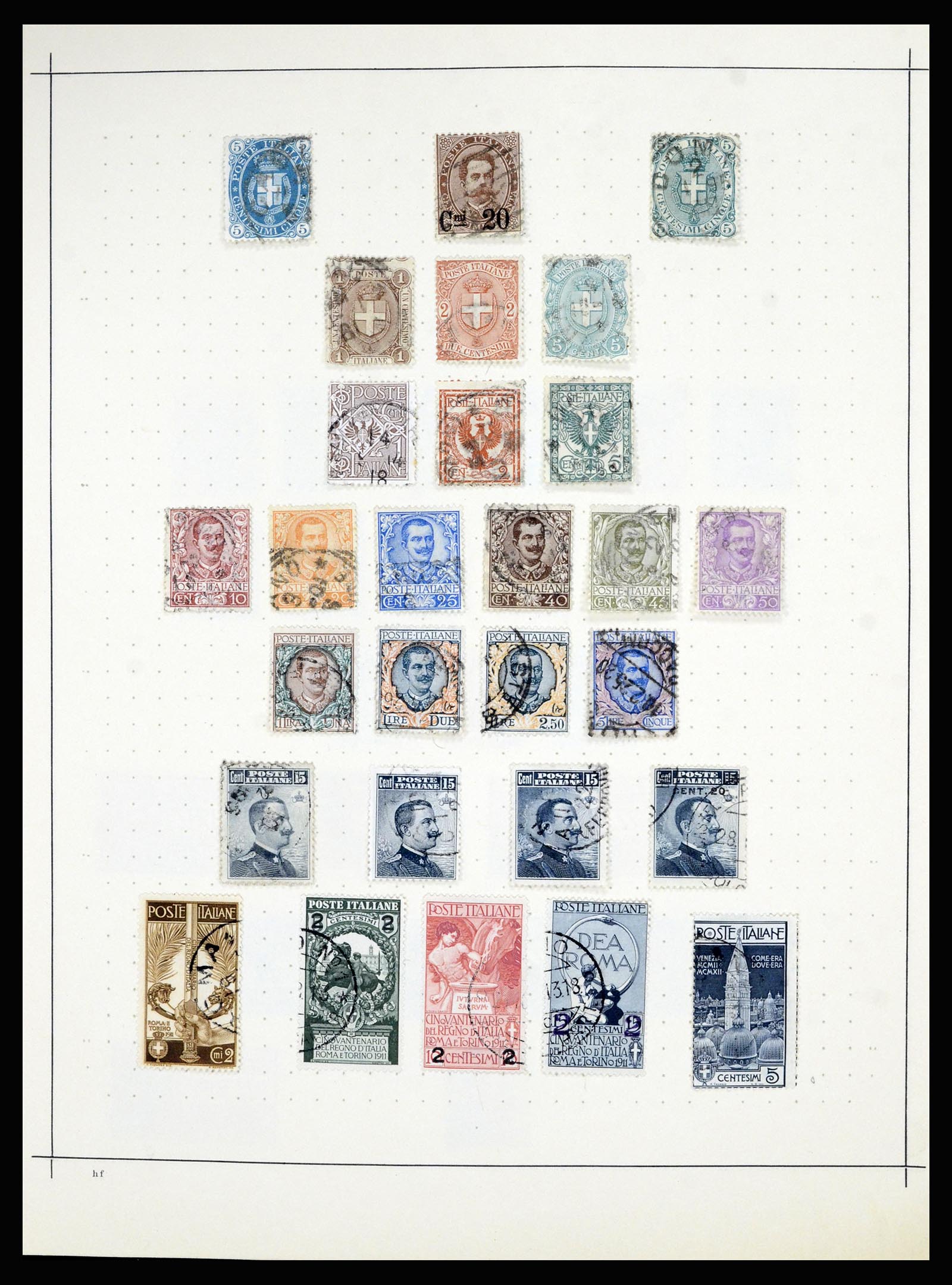 36927 003 - Postzegelverzameling 36927 Italië en gebieden 1861-1980.