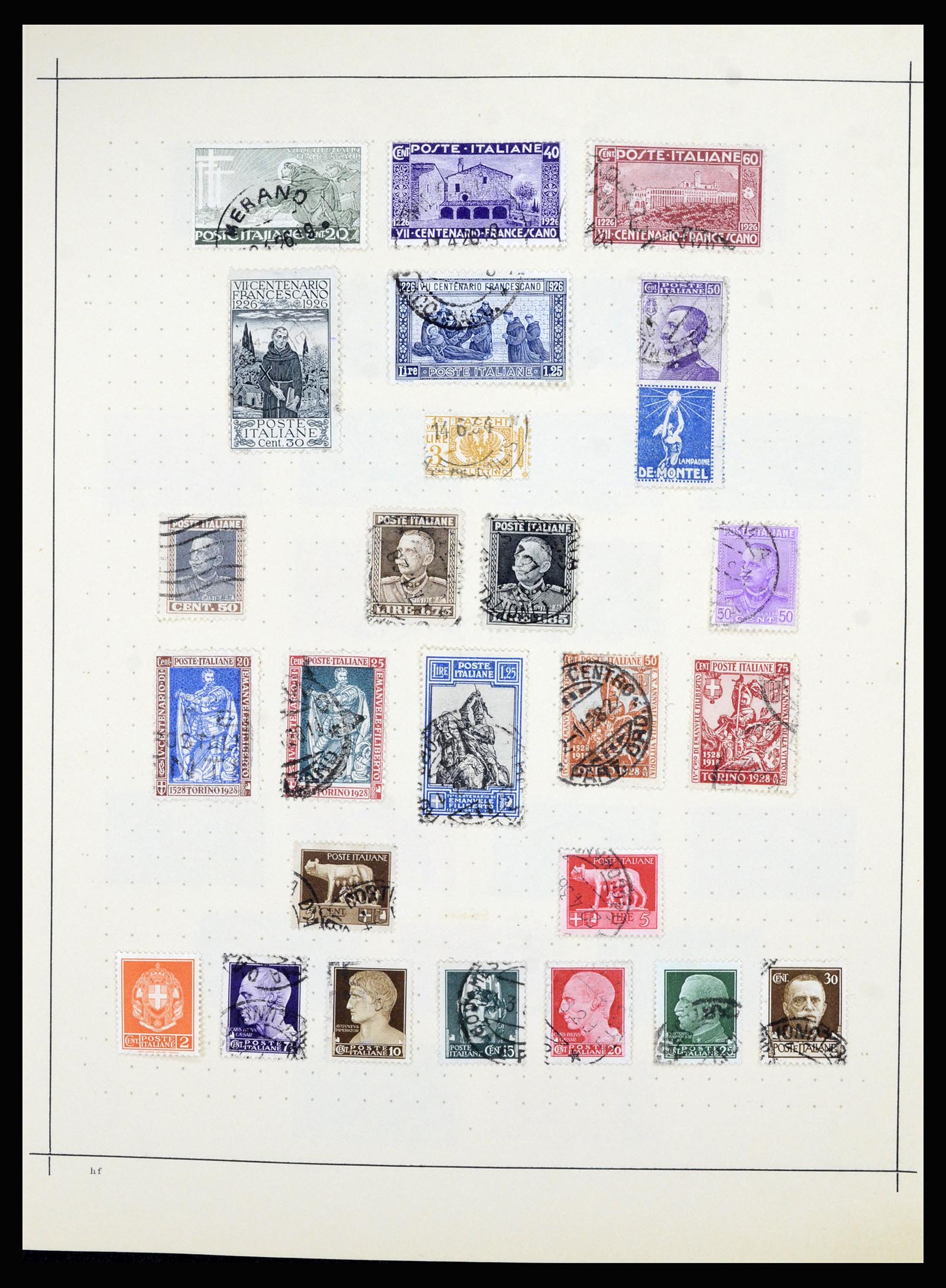36927 006 - Postzegelverzameling 36927 Italië en gebieden 1861-1980.