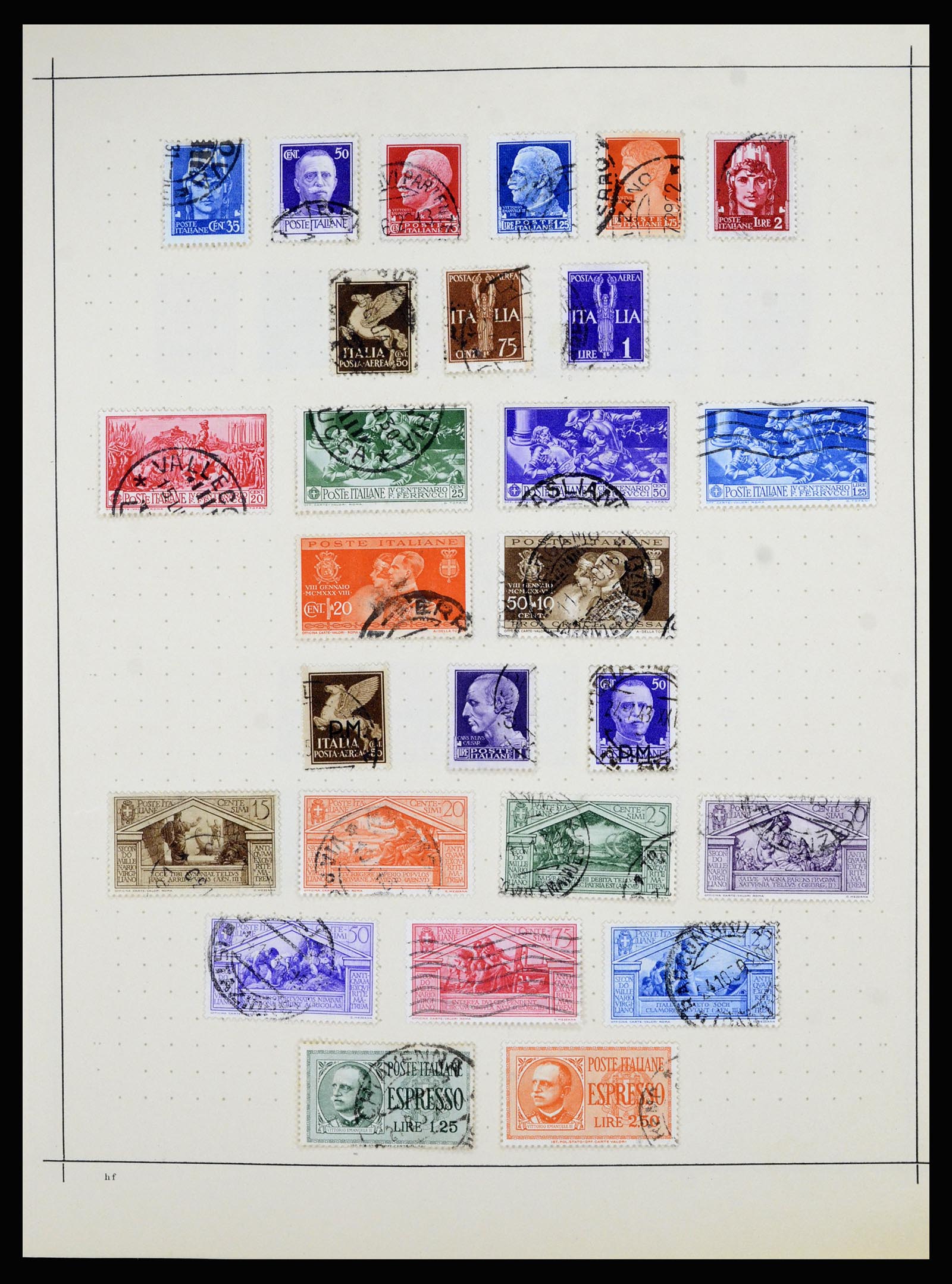 36927 007 - Postzegelverzameling 36927 Italië en gebieden 1861-1980.