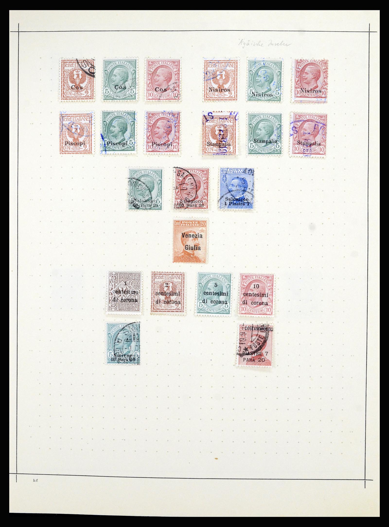 36927 008 - Stamp collection 36927 Italy and territories 1861-1980.