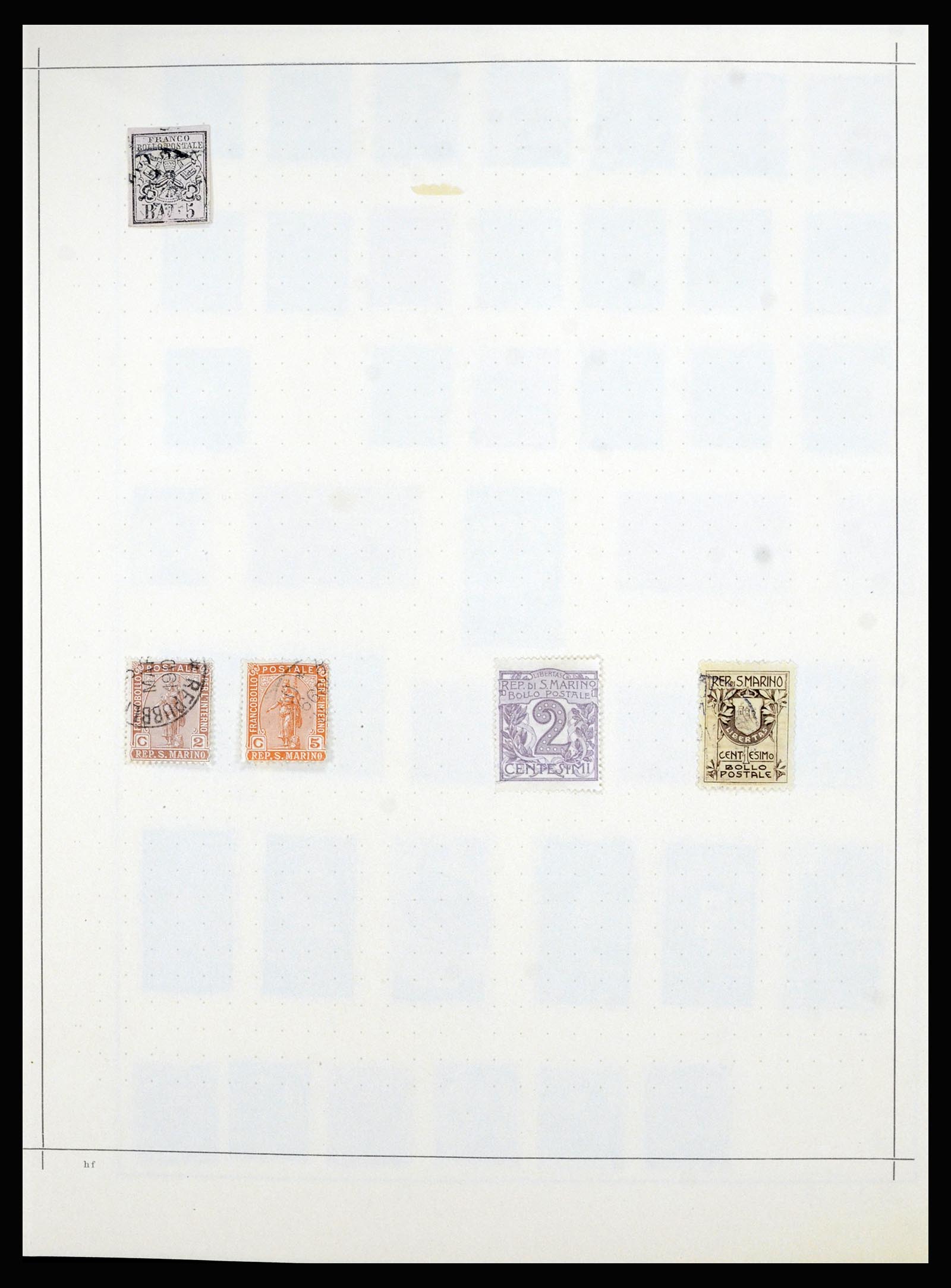 36927 009 - Postzegelverzameling 36927 Italië en gebieden 1861-1980.