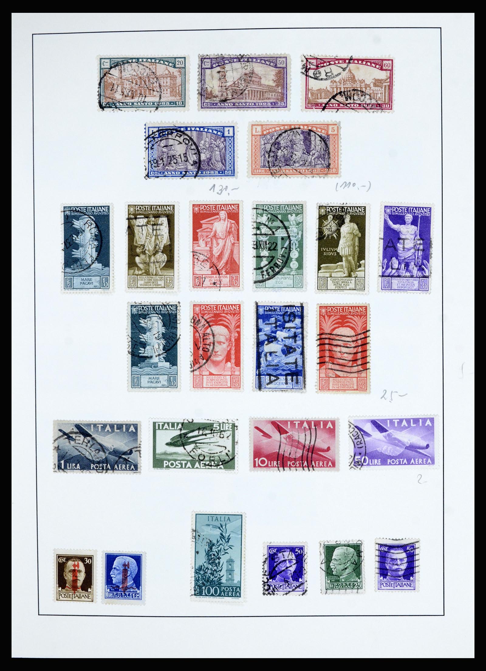 36927 011 - Postzegelverzameling 36927 Italië en gebieden 1861-1980.