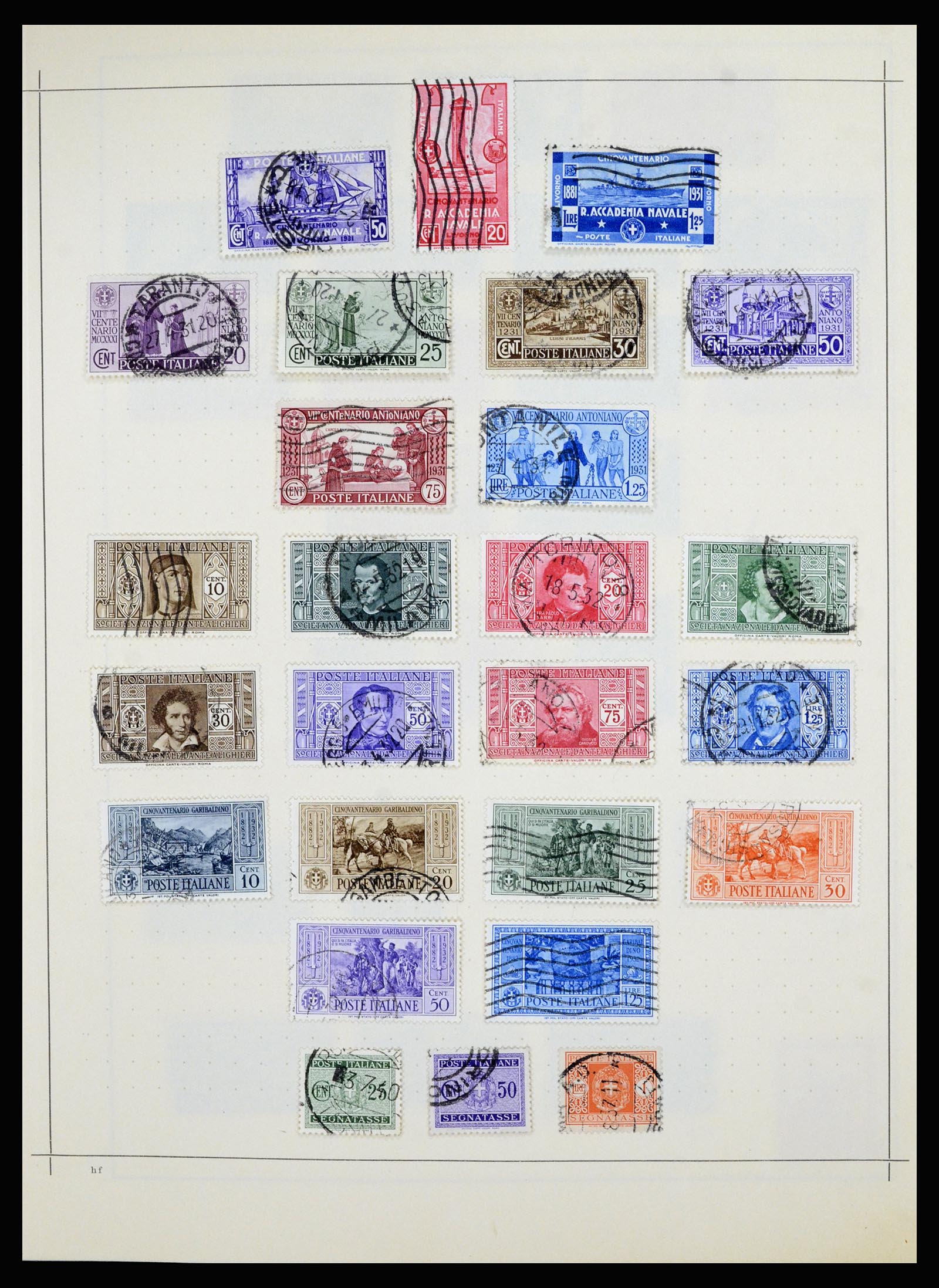 36927 012 - Postzegelverzameling 36927 Italië en gebieden 1861-1980.