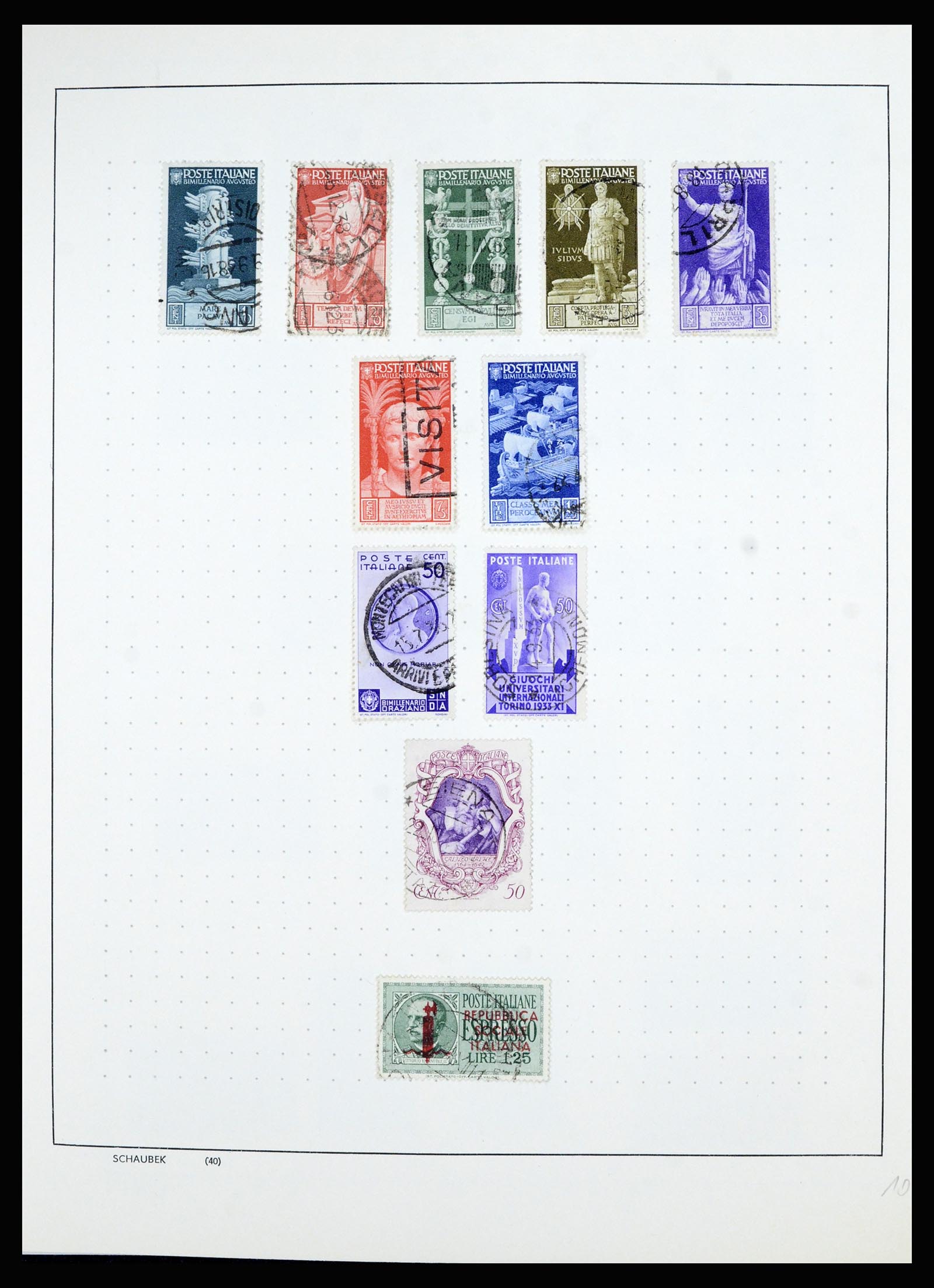 36927 015 - Postzegelverzameling 36927 Italië en gebieden 1861-1980.