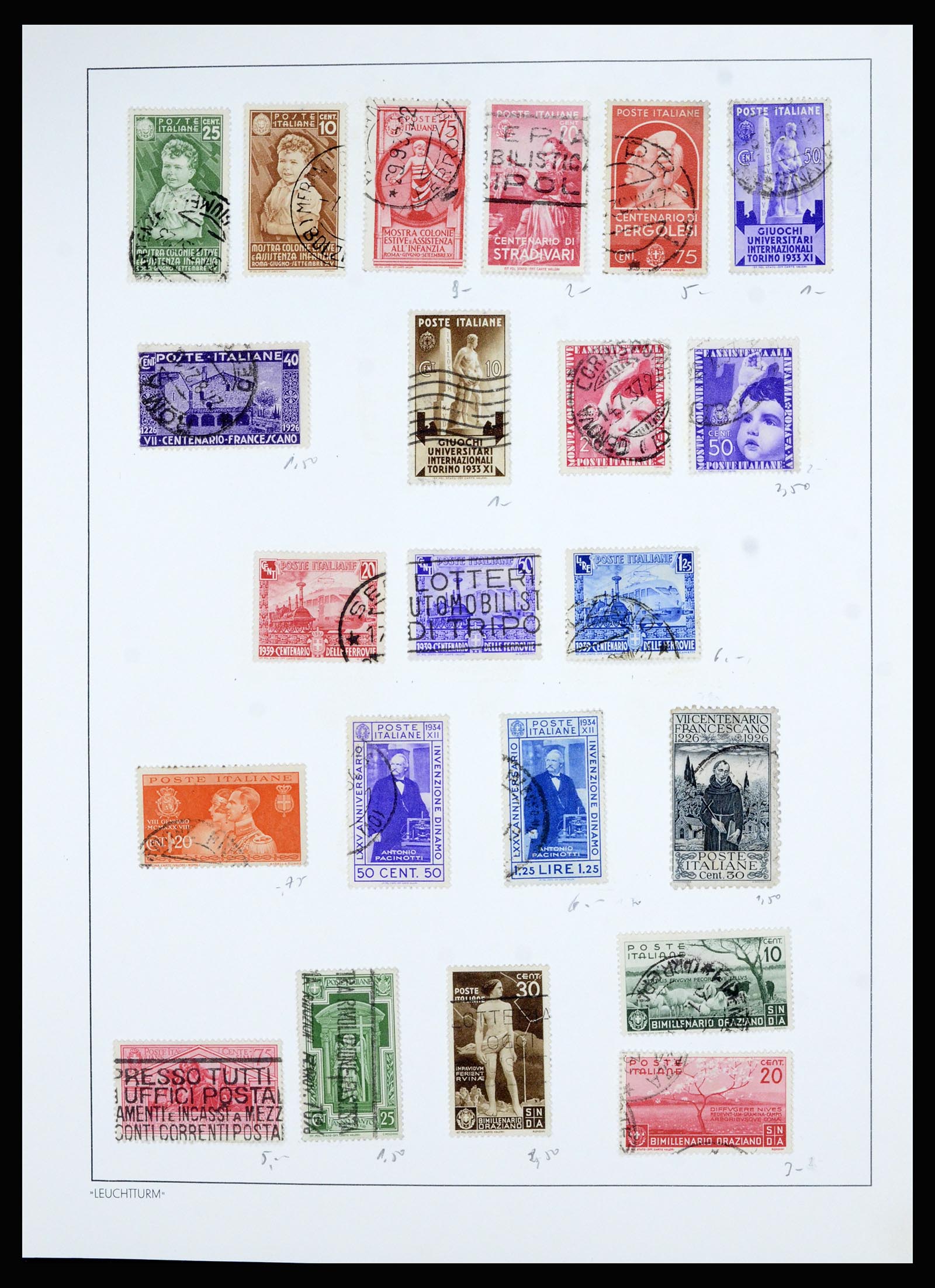 36927 016 - Postzegelverzameling 36927 Italië en gebieden 1861-1980.