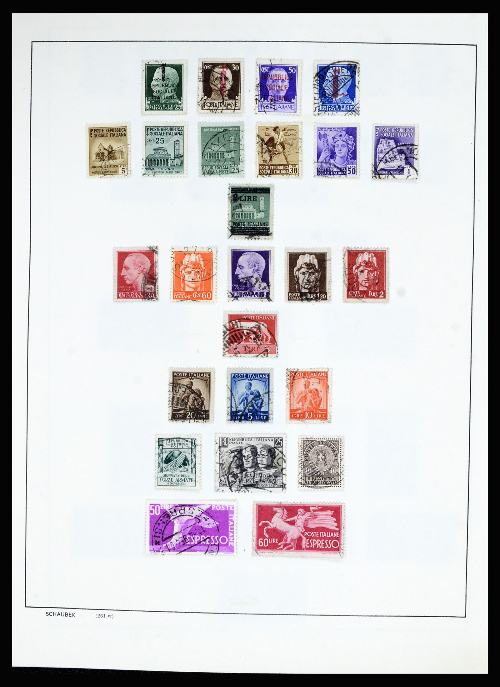 36927 017 - Postzegelverzameling 36927 Italië en gebieden 1861-1980.