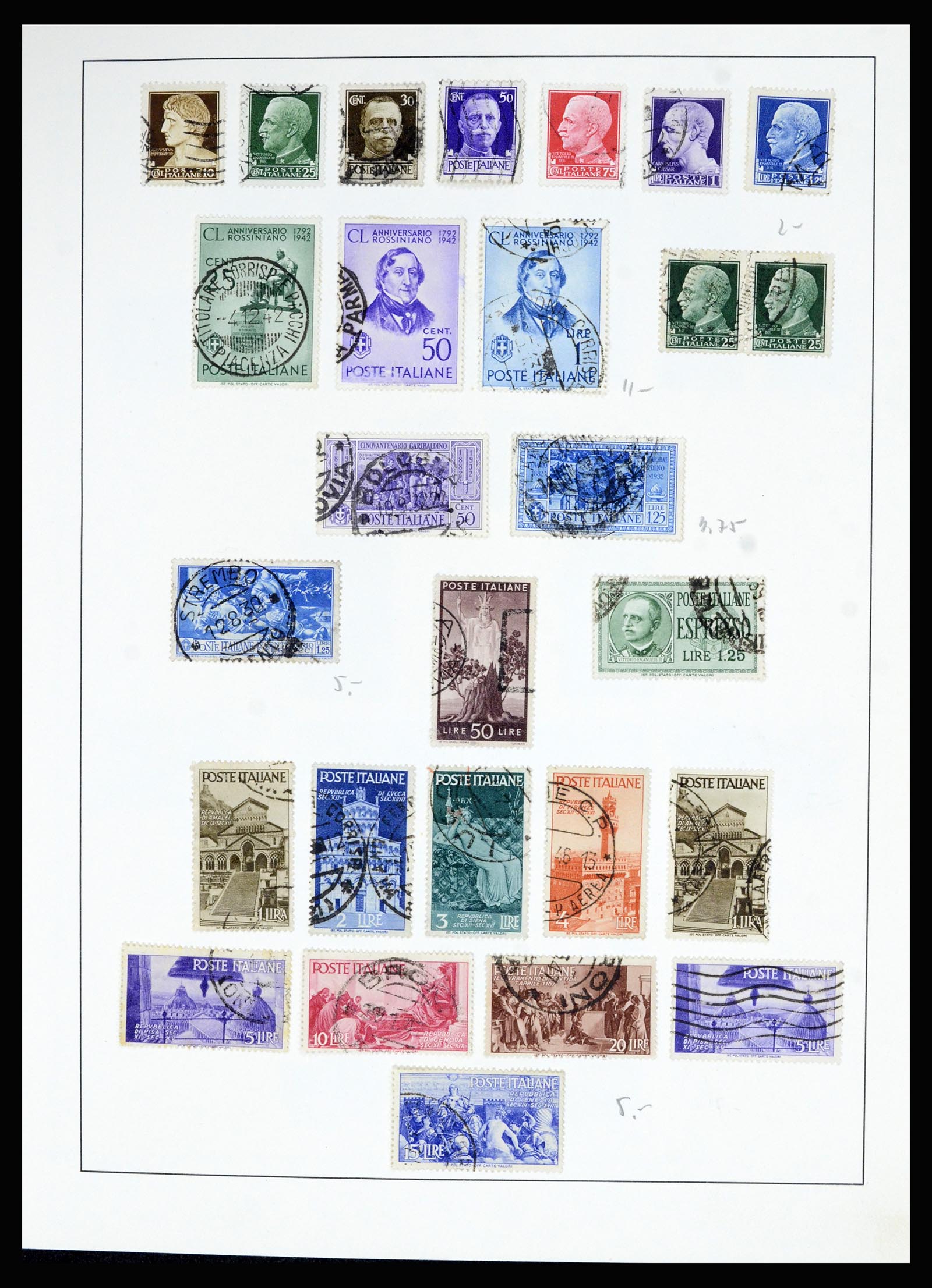 36927 018 - Postzegelverzameling 36927 Italië en gebieden 1861-1980.