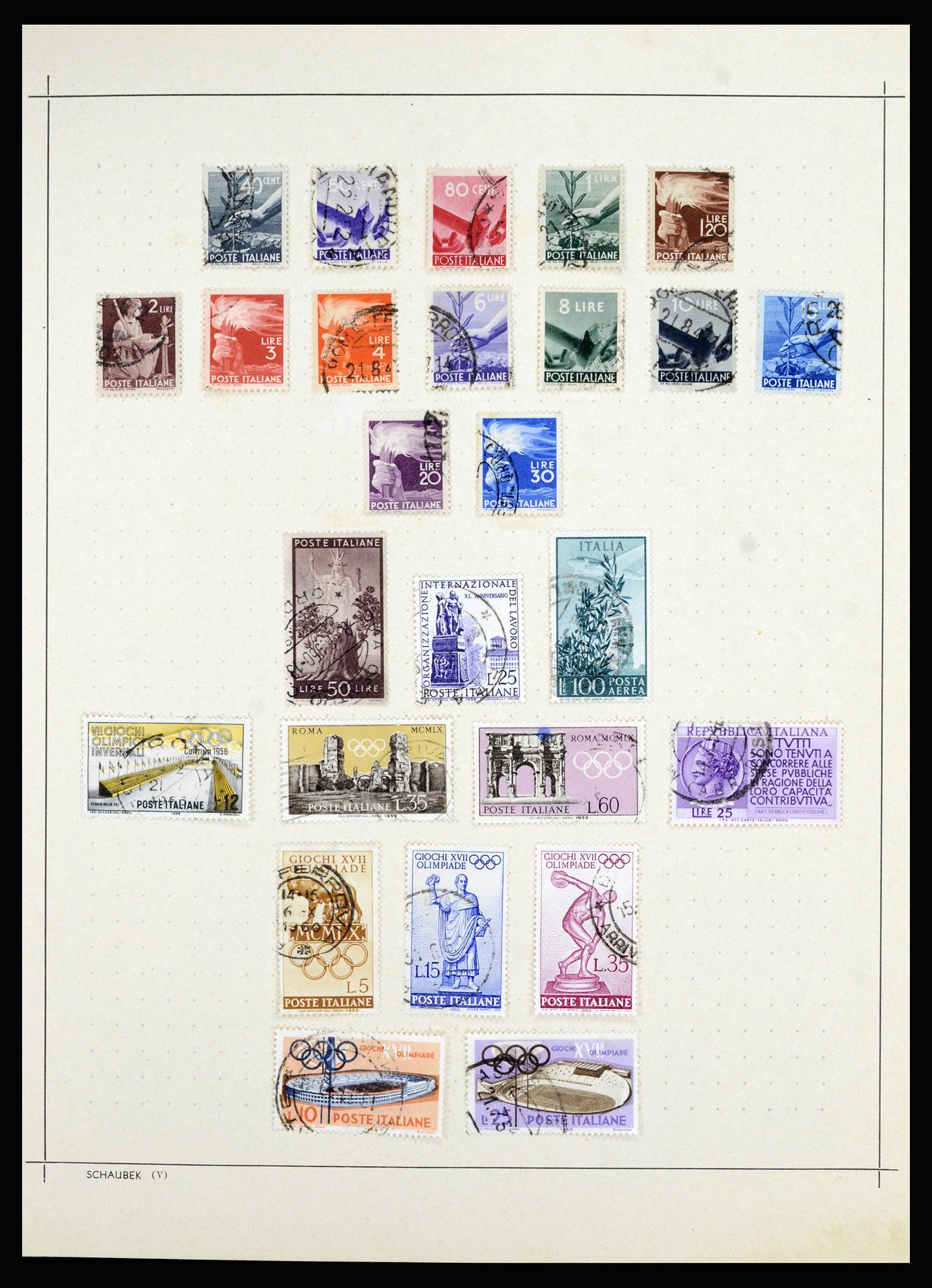 36927 019 - Postzegelverzameling 36927 Italië en gebieden 1861-1980.