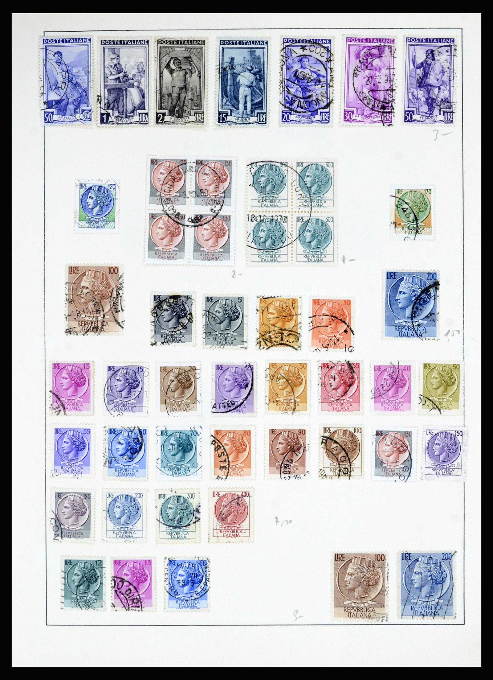 36927 023 - Postzegelverzameling 36927 Italië en gebieden 1861-1980.