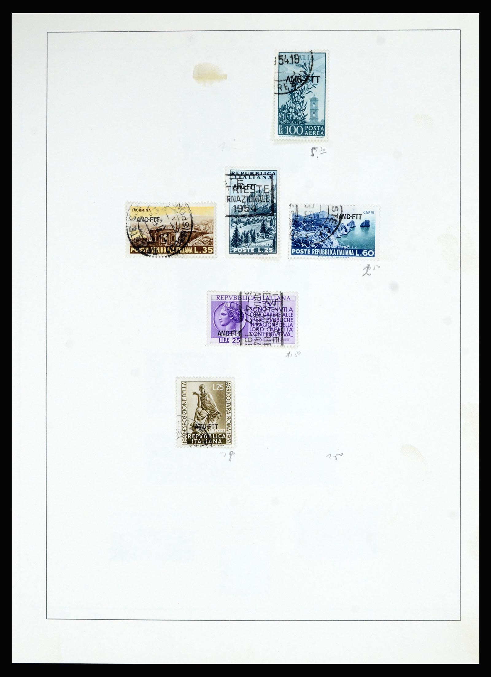 36927 024 - Postzegelverzameling 36927 Italië en gebieden 1861-1980.