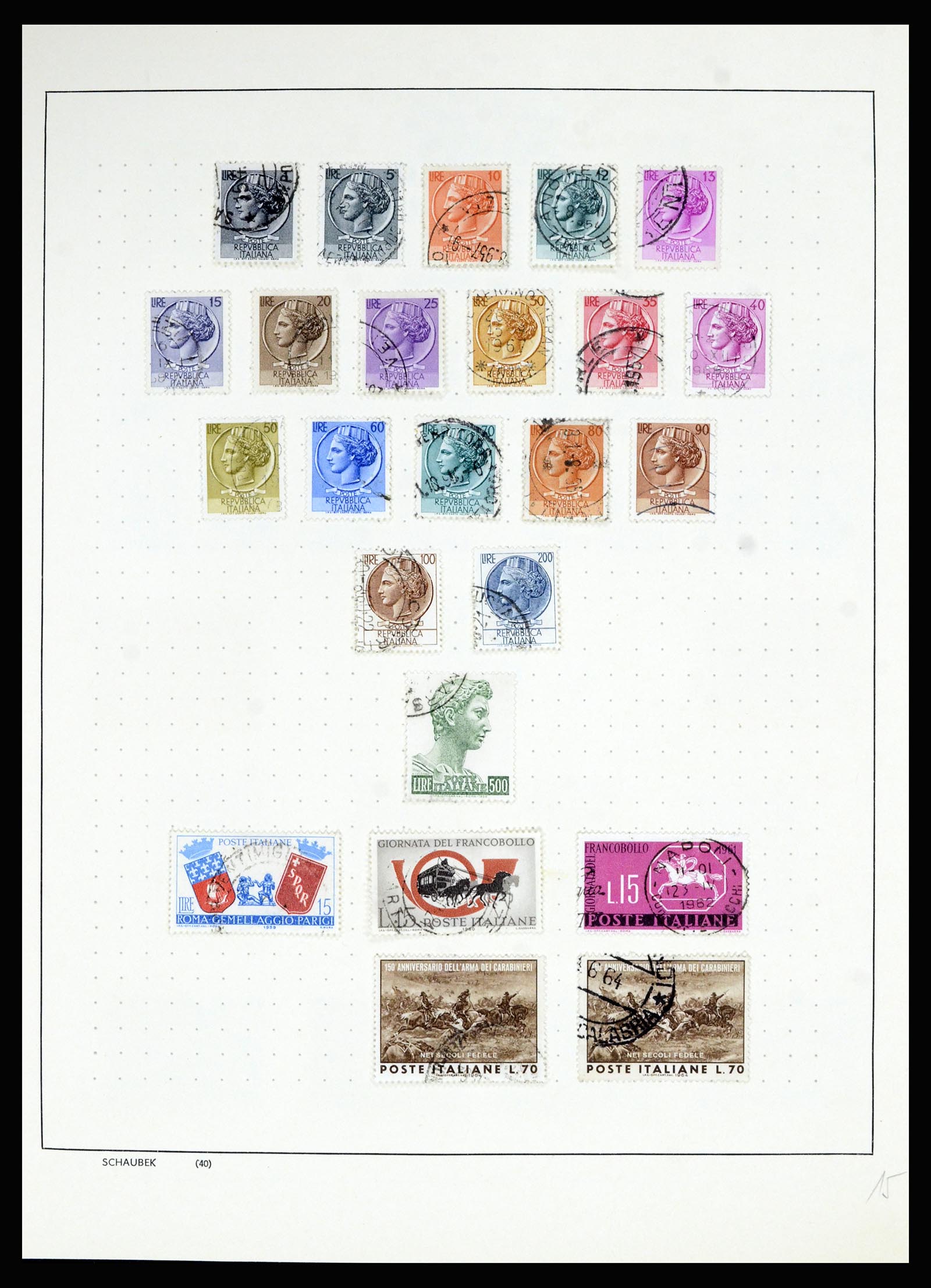 36927 026 - Postzegelverzameling 36927 Italië en gebieden 1861-1980.