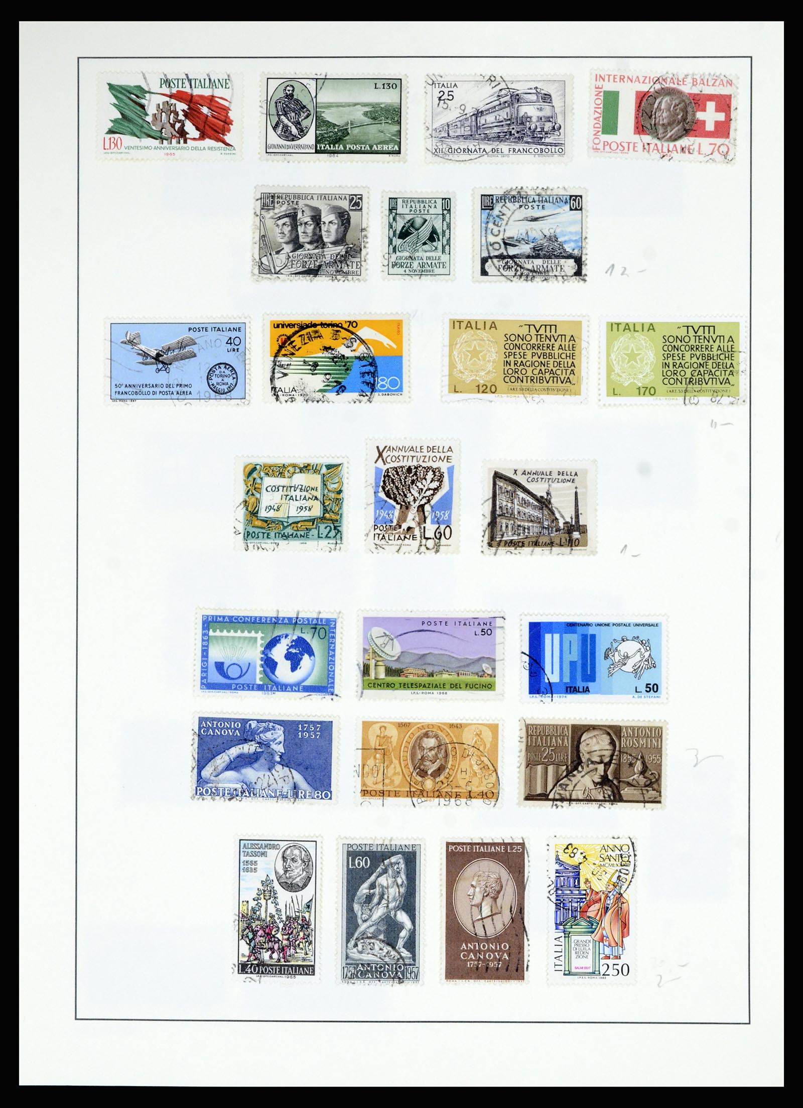 36927 029 - Postzegelverzameling 36927 Italië en gebieden 1861-1980.