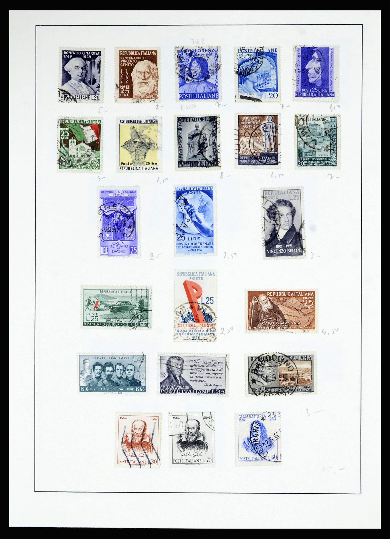 36927 031 - Stamp collection 36927 Italy and territories 1861-1980.