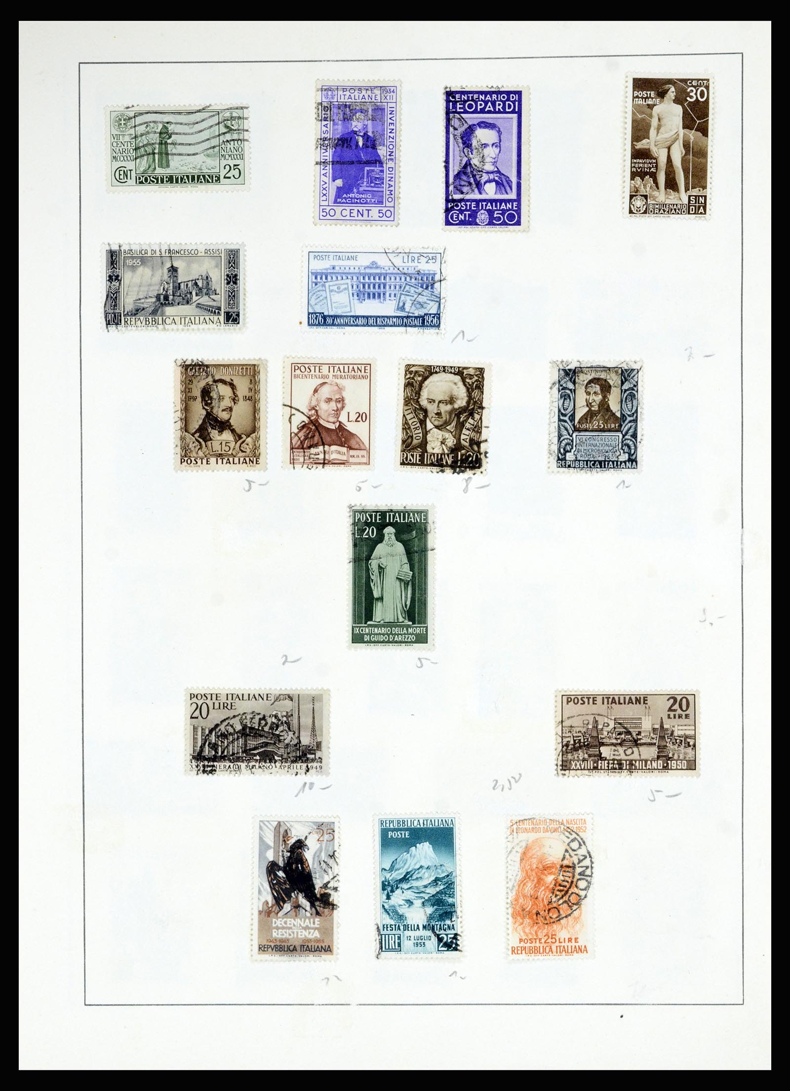 36927 032 - Postzegelverzameling 36927 Italië en gebieden 1861-1980.