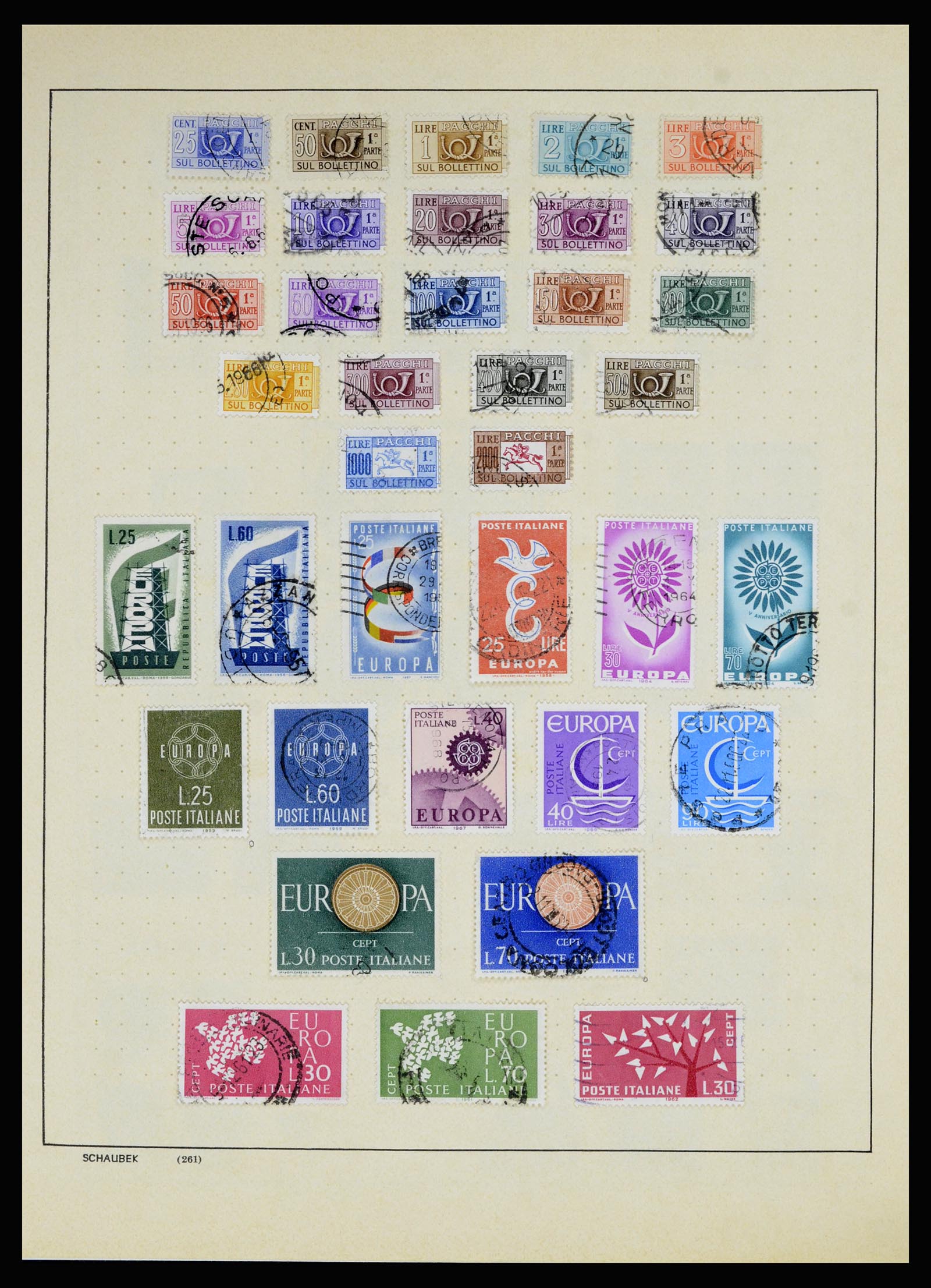 36927 035 - Stamp collection 36927 Italy and territories 1861-1980.