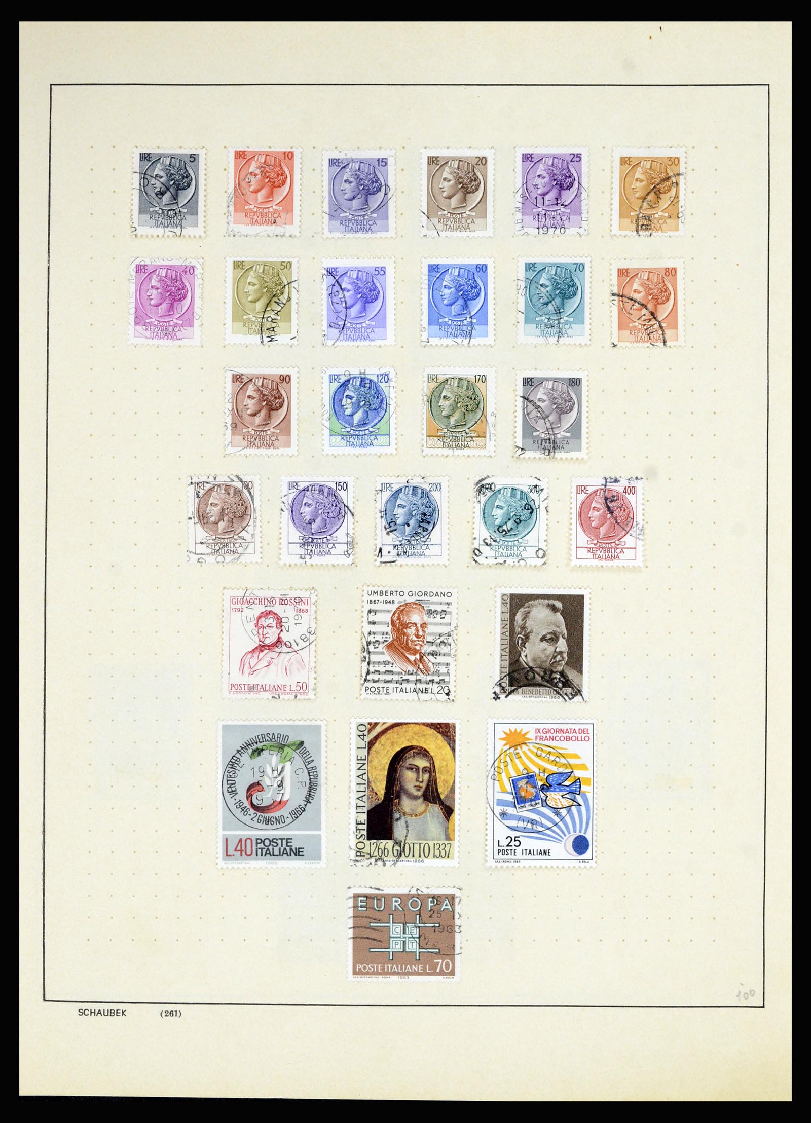 36927 037 - Postzegelverzameling 36927 Italië en gebieden 1861-1980.
