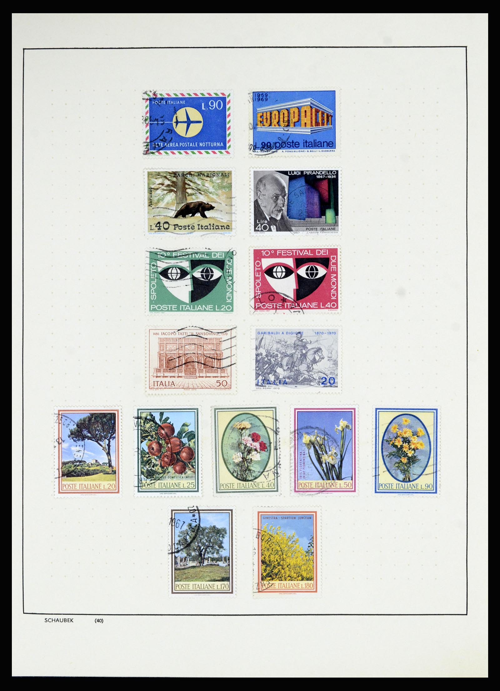 36927 038 - Postzegelverzameling 36927 Italië en gebieden 1861-1980.