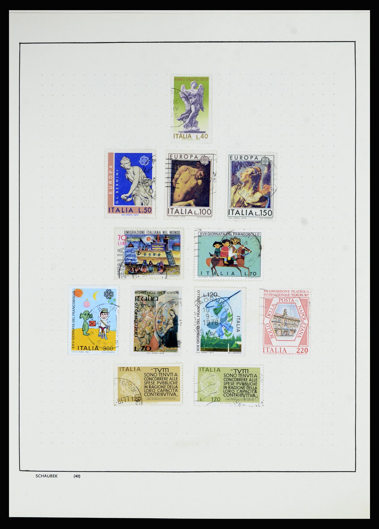 36927 042 - Postzegelverzameling 36927 Italië en gebieden 1861-1980.