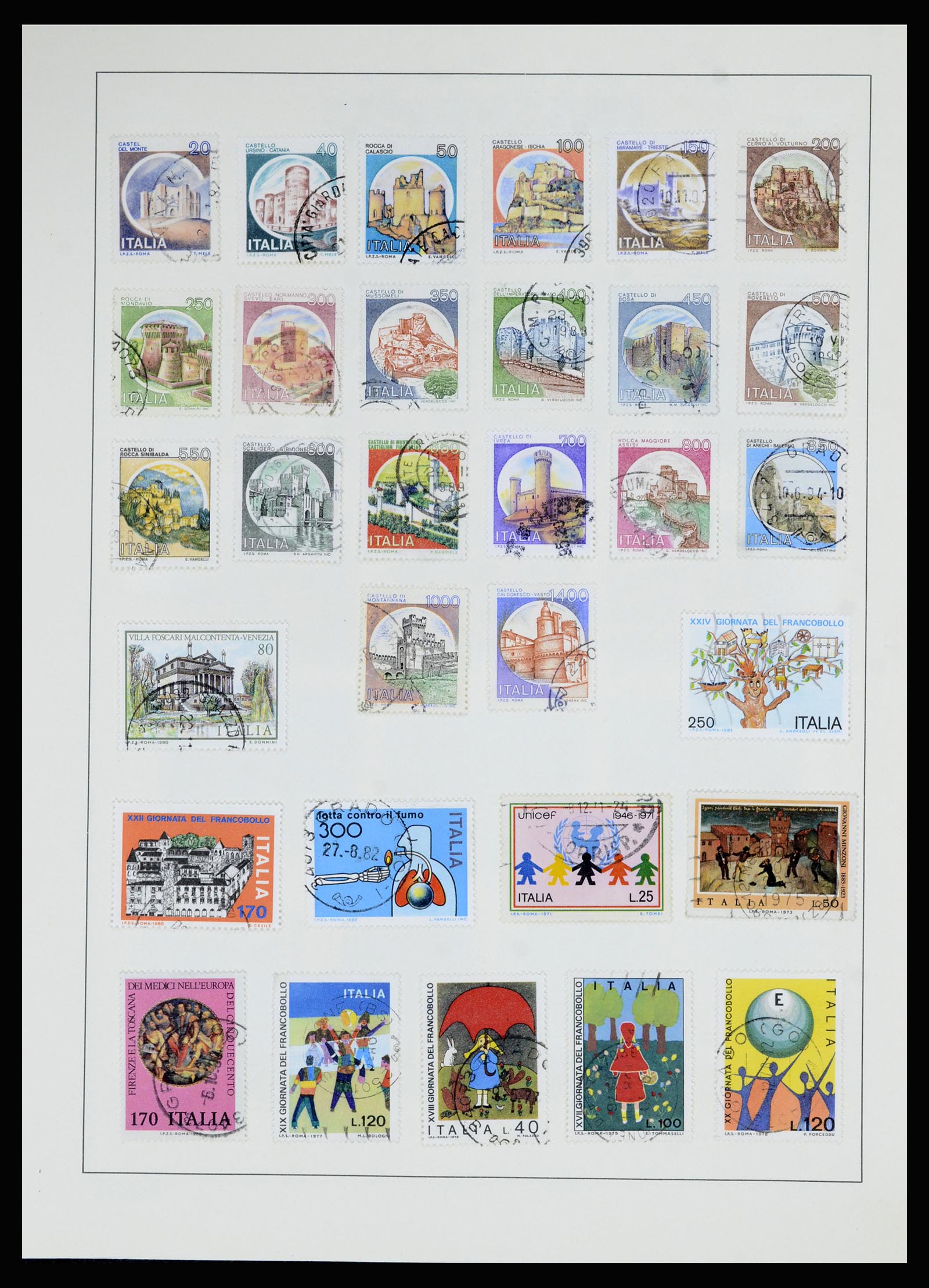 36927 044 - Postzegelverzameling 36927 Italië en gebieden 1861-1980.