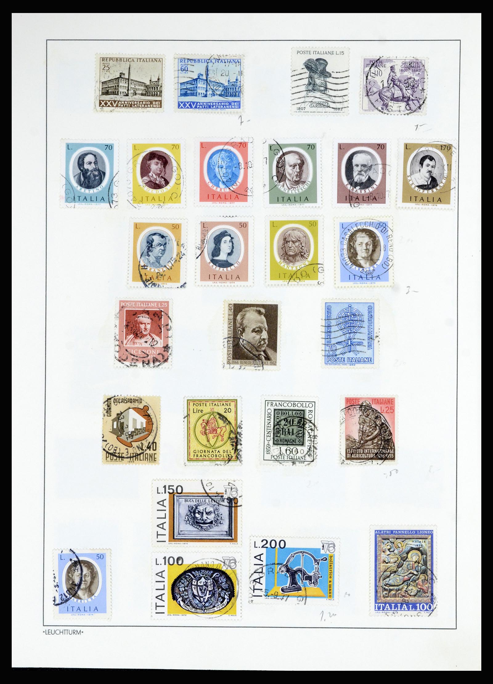 36927 047 - Postzegelverzameling 36927 Italië en gebieden 1861-1980.