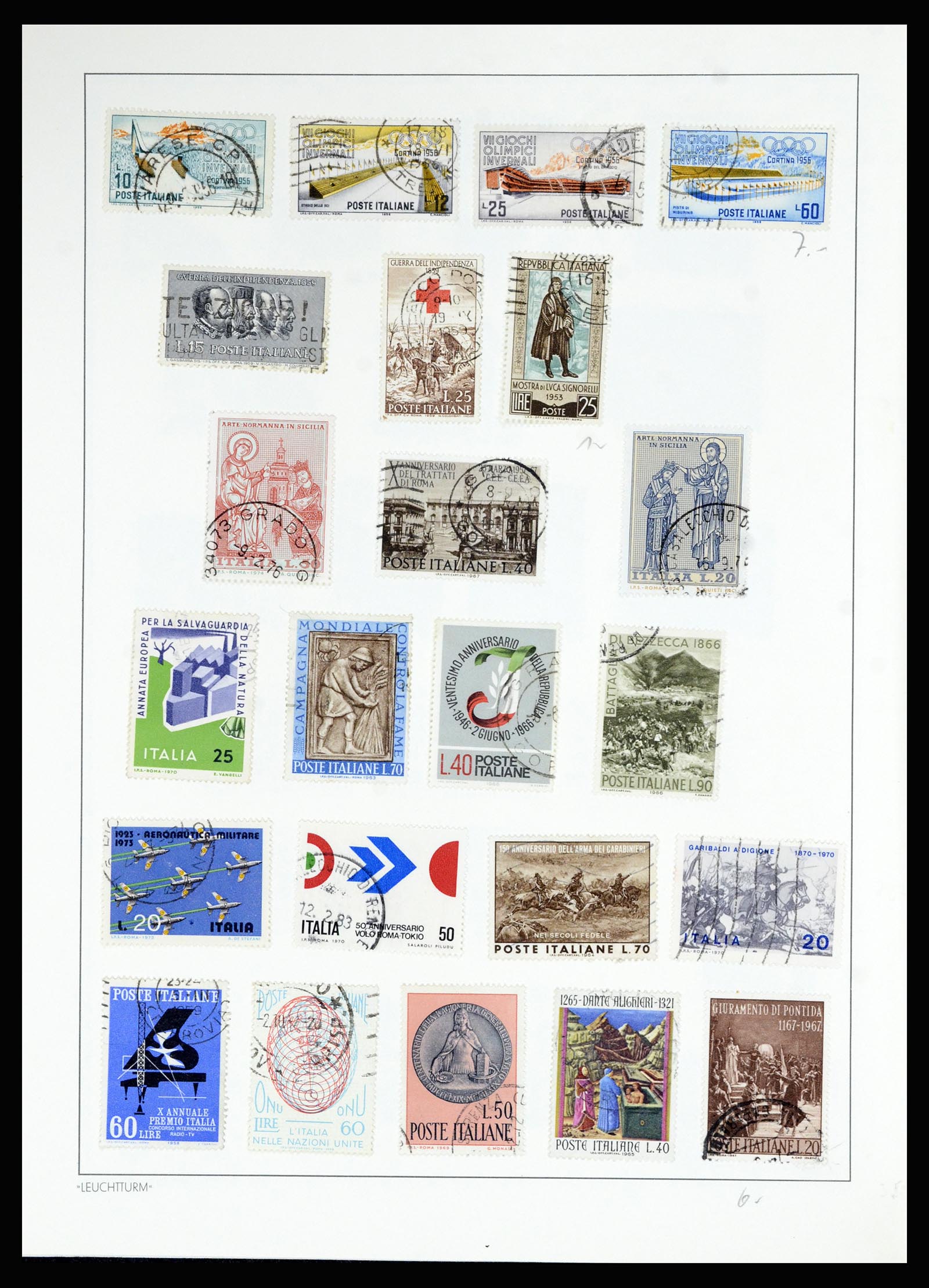 36927 048 - Postzegelverzameling 36927 Italië en gebieden 1861-1980.