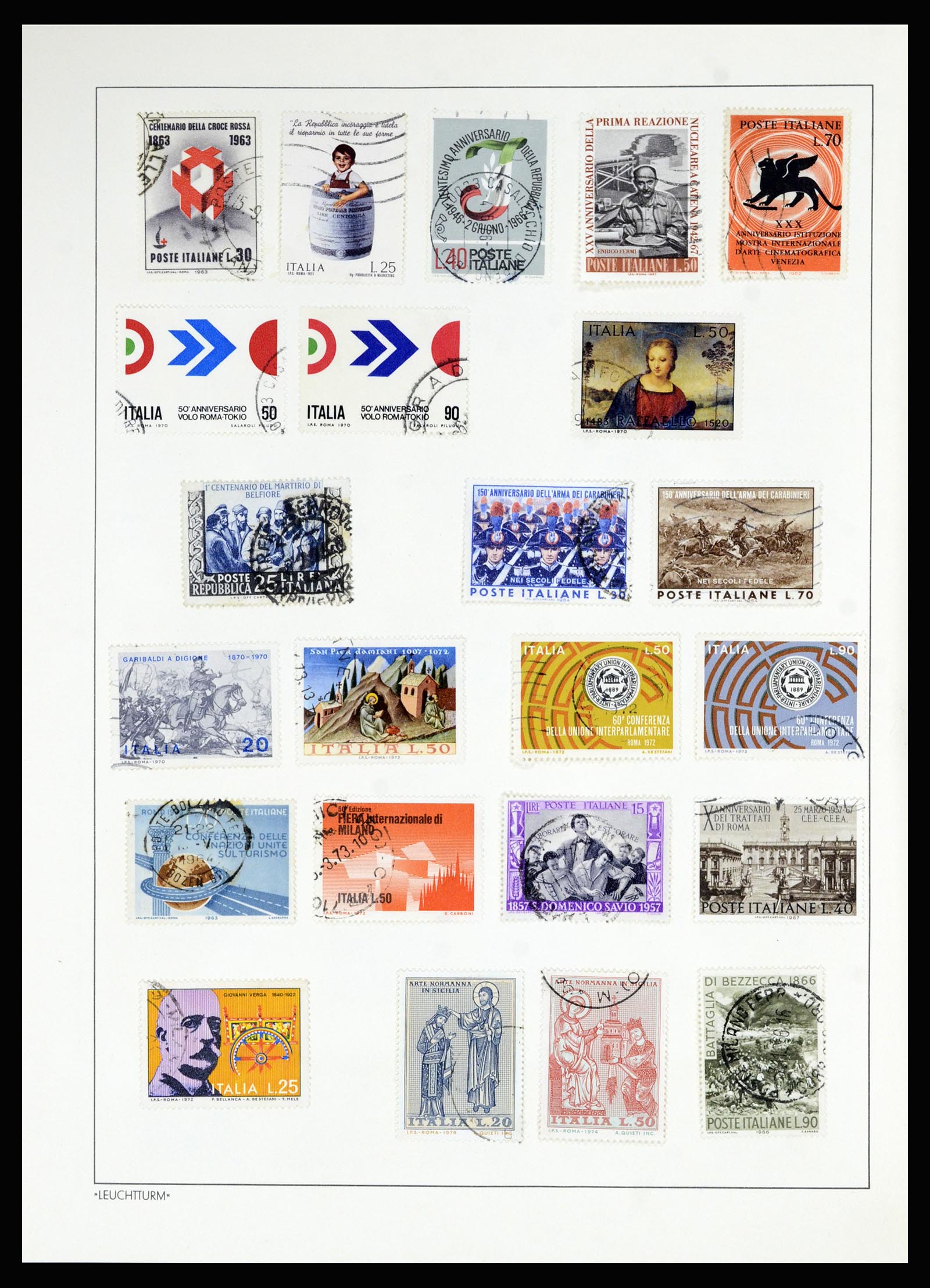 36927 051 - Postzegelverzameling 36927 Italië en gebieden 1861-1980.