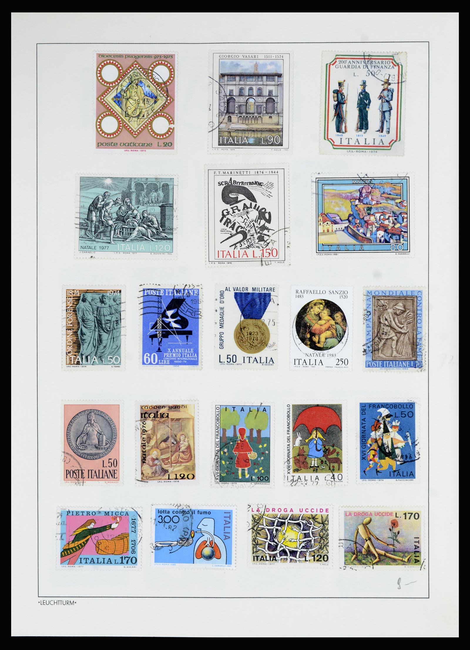 36927 053 - Stamp collection 36927 Italy and territories 1861-1980.