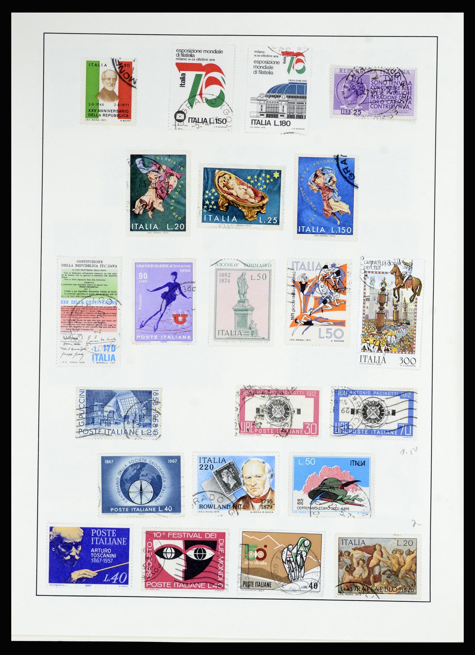 36927 054 - Postzegelverzameling 36927 Italië en gebieden 1861-1980.