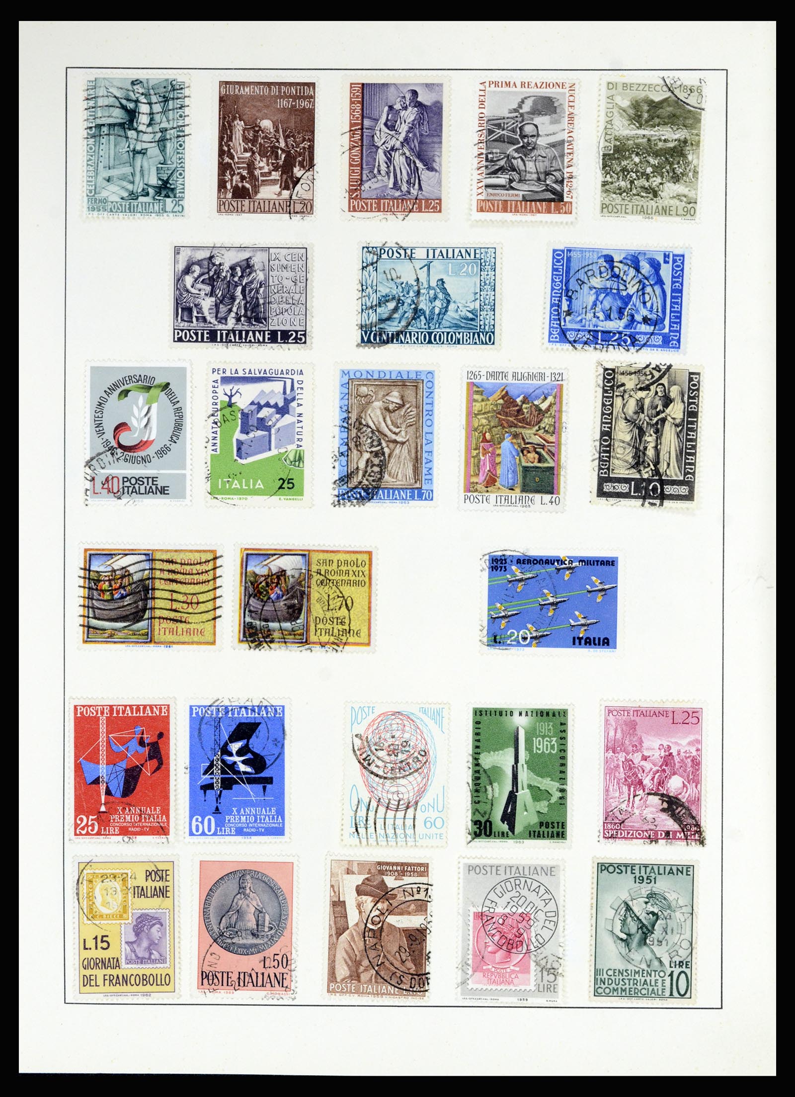36927 055 - Postzegelverzameling 36927 Italië en gebieden 1861-1980.