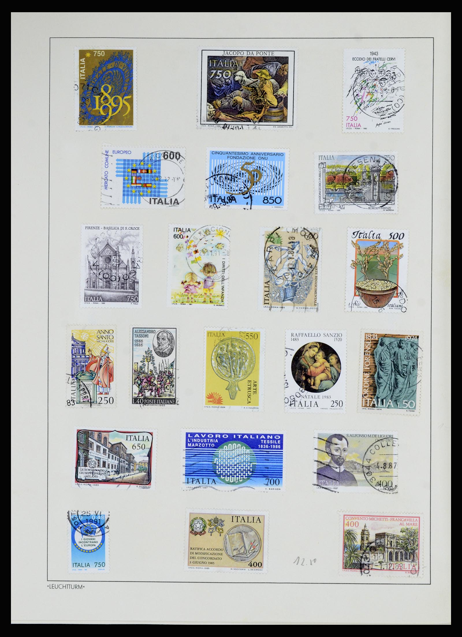 36927 058 - Postzegelverzameling 36927 Italië en gebieden 1861-1980.
