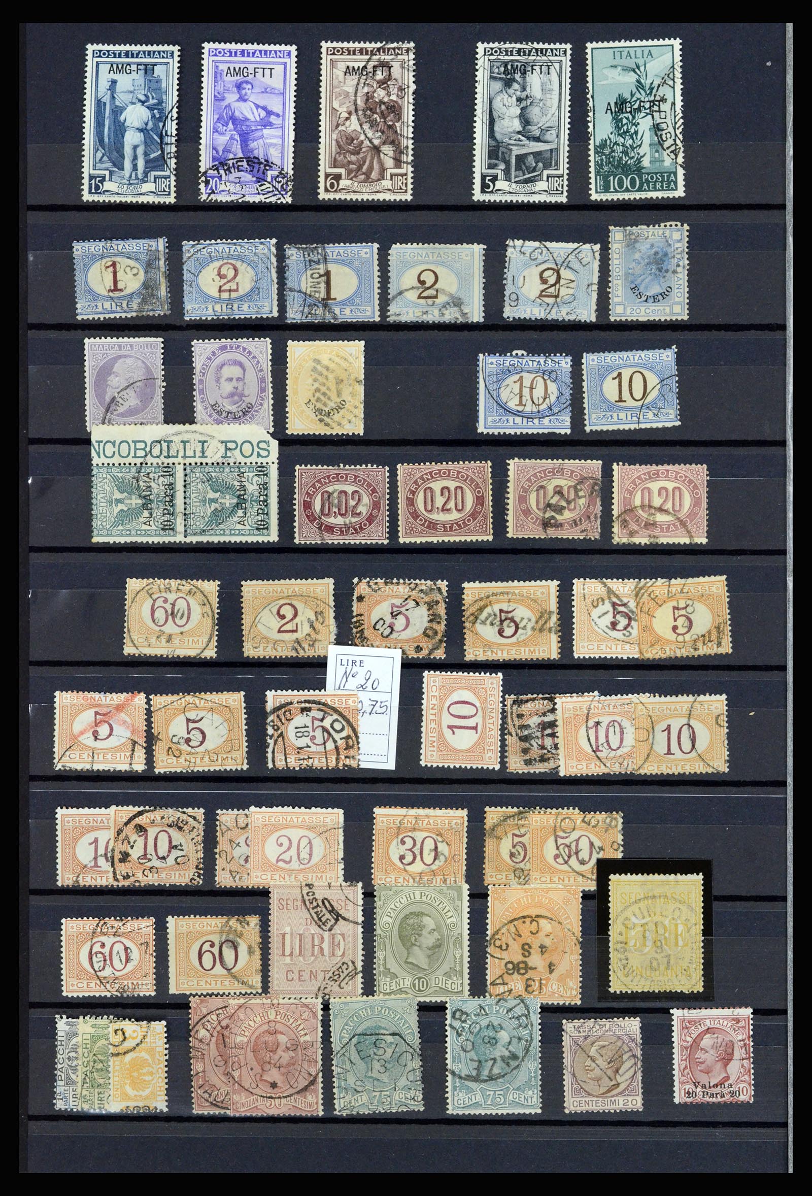 36927 123 - Postzegelverzameling 36927 Italië en gebieden 1861-1980.
