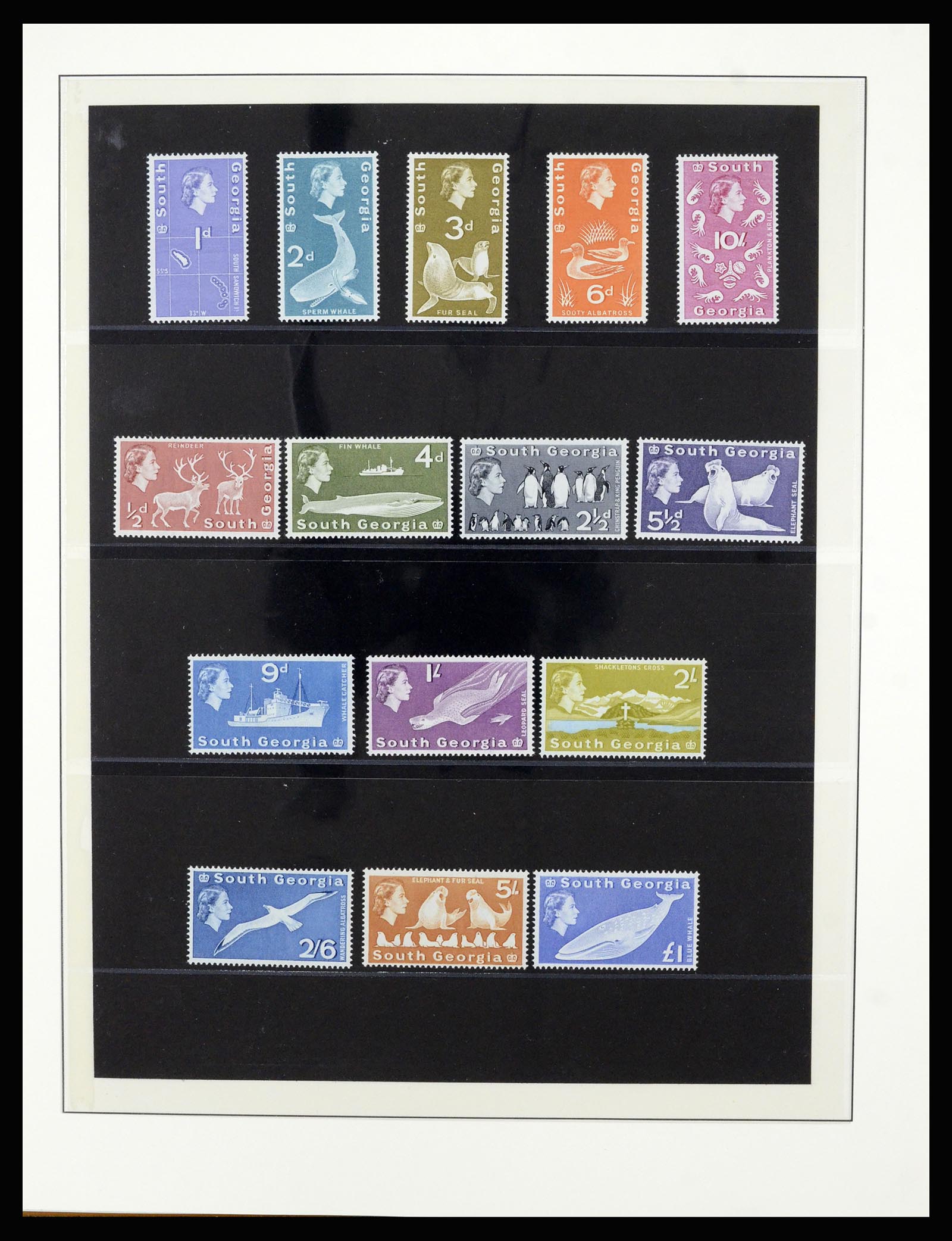 36929 003 - Stamp collection 36929 Falkland Islands dependencies 1944-1997.