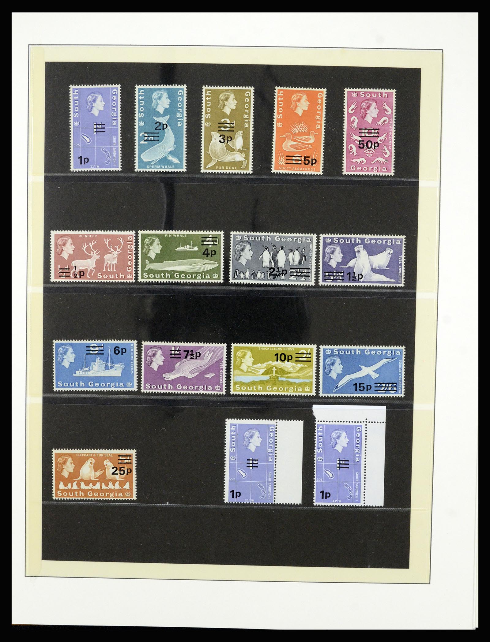 36929 005 - Postzegelverzameling 36929 Falkland Islands dependencies 1944-1997.